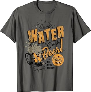 CAMISETA SAVE WATER BEINK BEER Camiseta