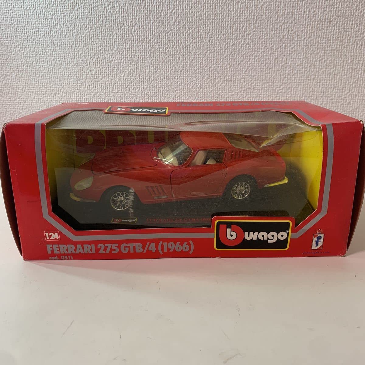 Amazon | フェラーリ 275 GTB/4（1966）burago 1/24 Ferrari