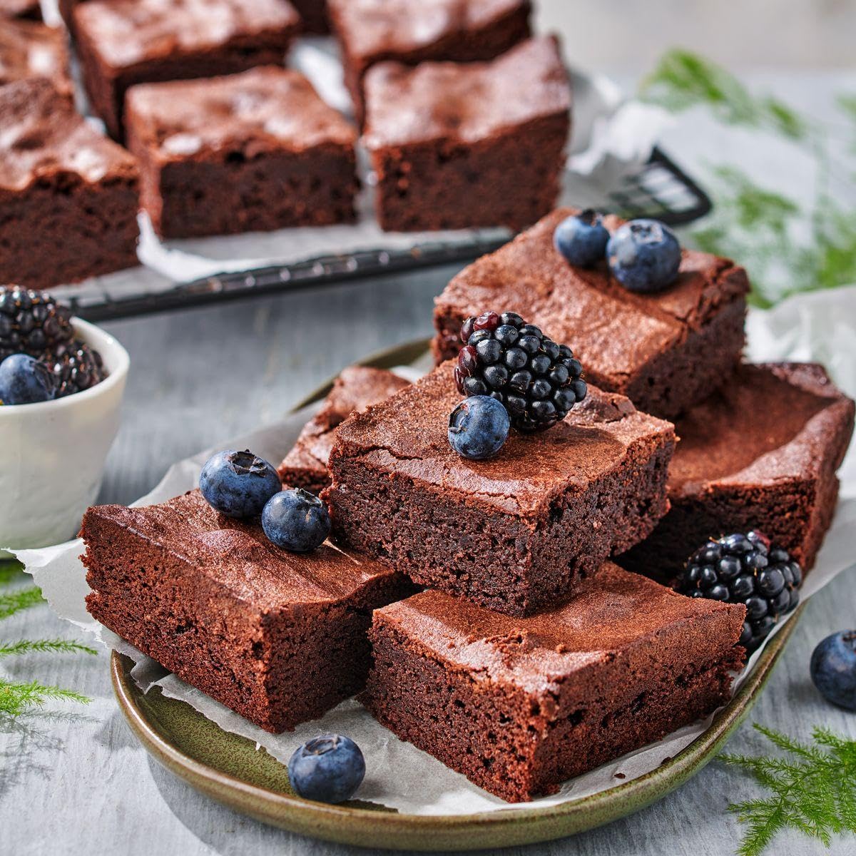 FunCakes Preparado para Cake Brownie: Fácil de Usar, para Brownies y Pasteles de Chocolate con Un Rico Sabor a Chocolate, Halal. 1 Kg. 1000 g