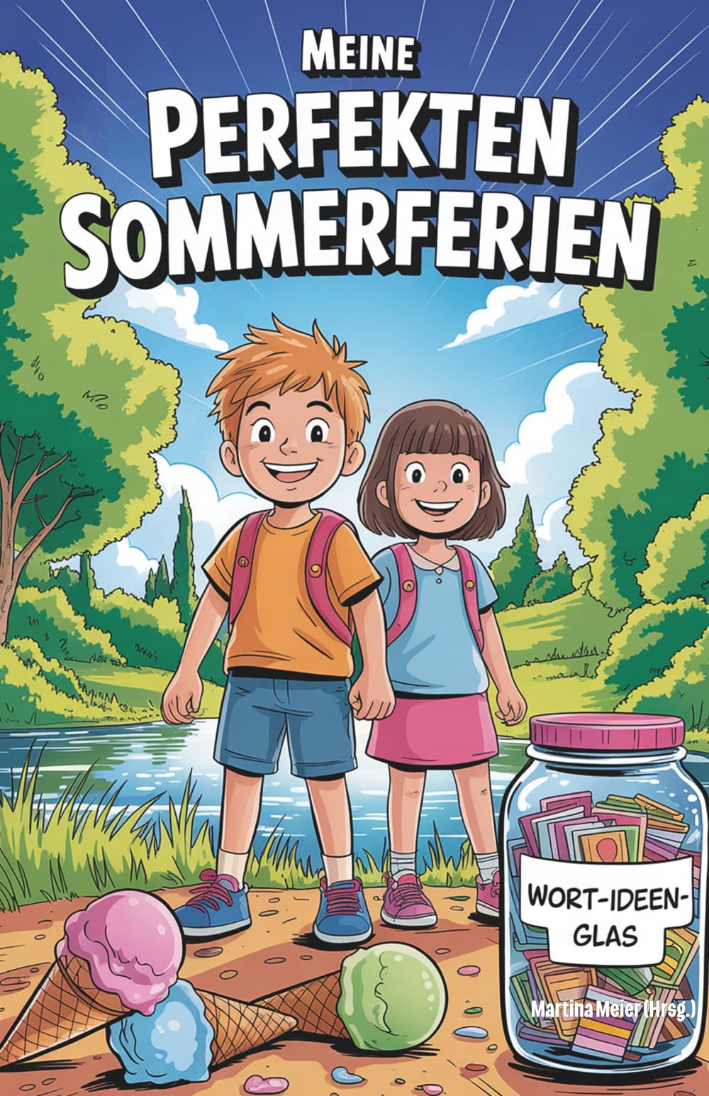 Meine perfekten Sommerferien: Ferienbuch 2025: Ein Buch geht um die Welt