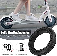Vista 4 de Neumático sólido para Xiaomi m365 Scooter eléctrico Mijia Mi m365 pro/gotrax gxl V2/gotrax XR, 8.5 pulgadas Scooter eléctrico Ruedas de 8 1/2