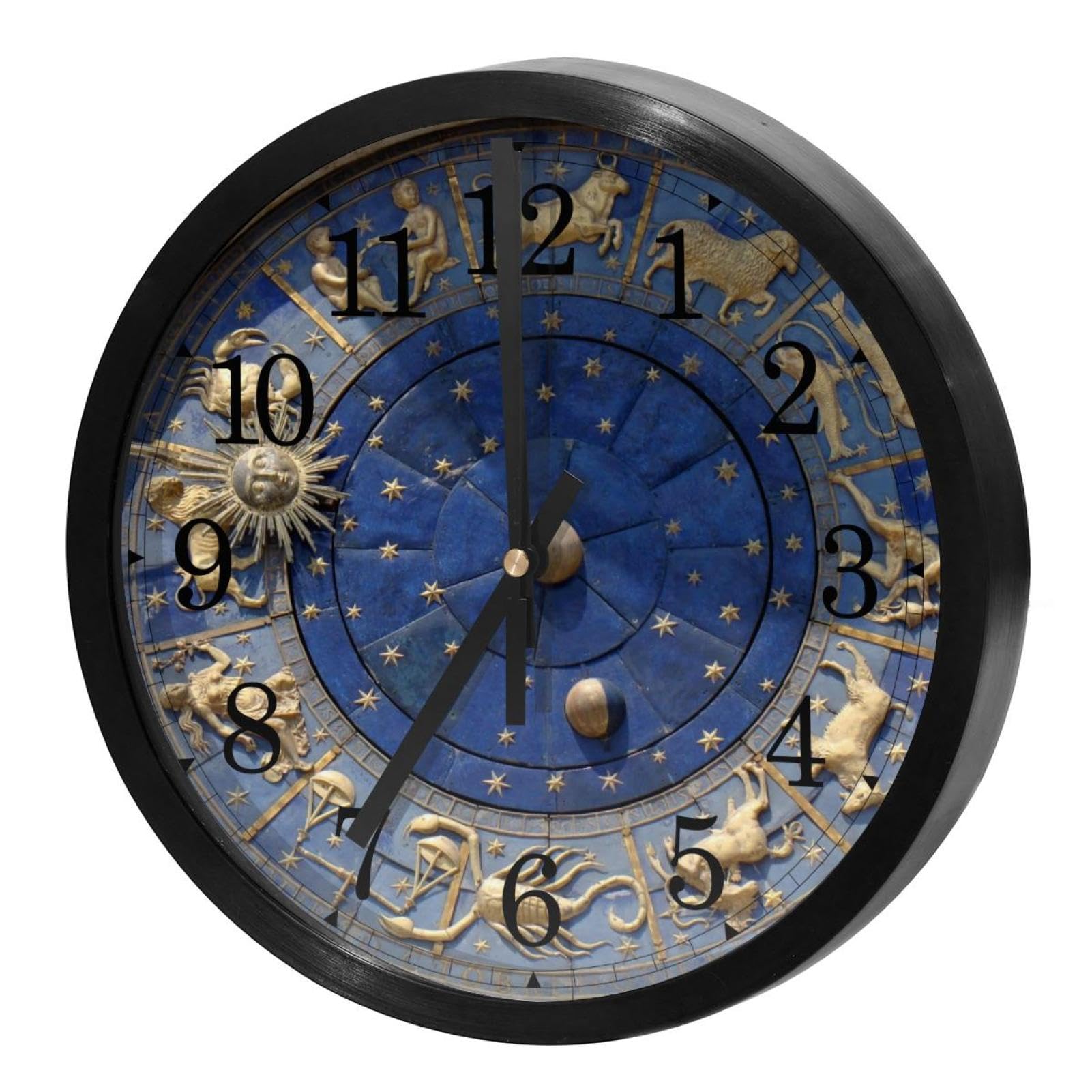 Horloge murale ronde Venise pour une décoration de cuisine ou salon apaisant