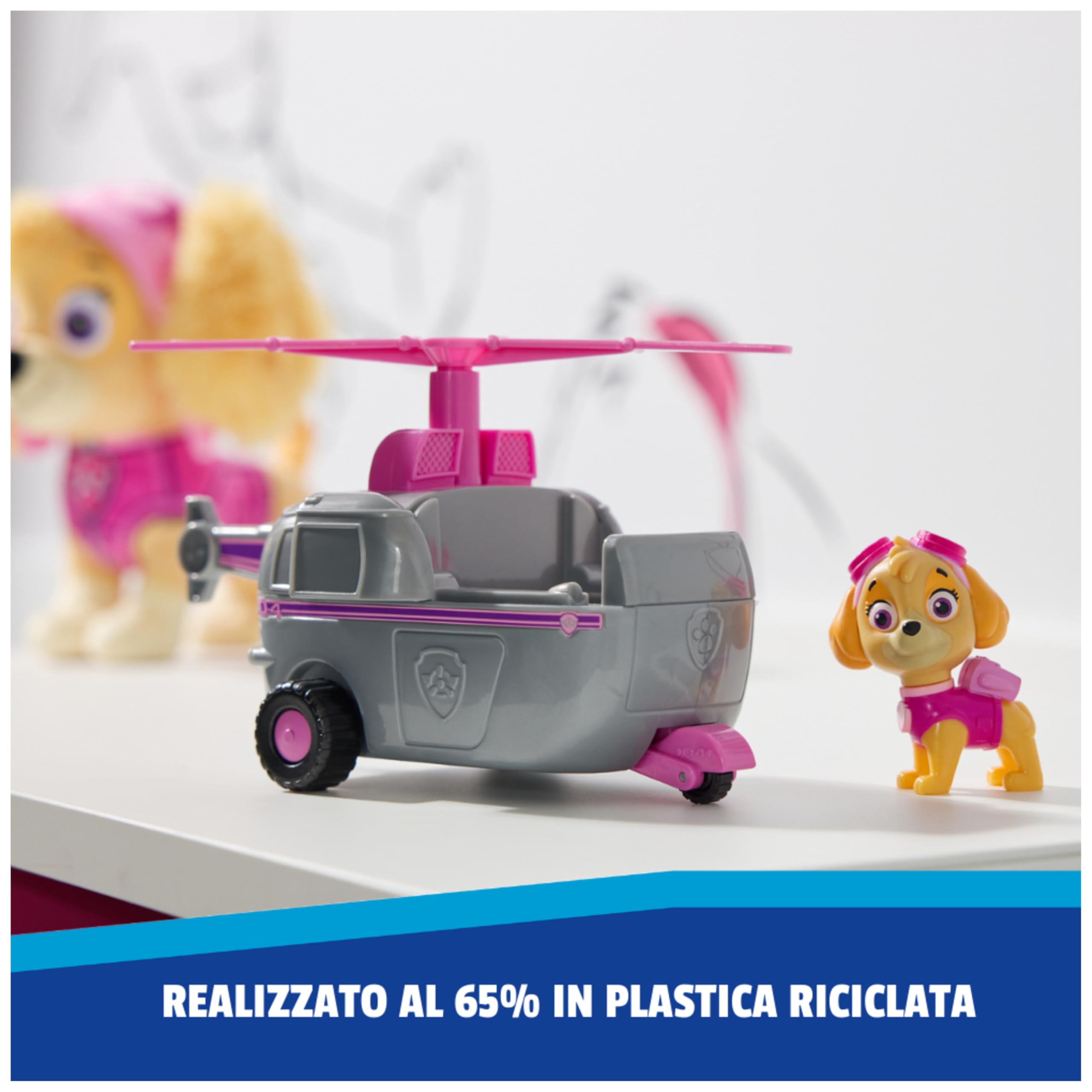 Paw Patrol, Elicottero di Skye, Veicolo e Personaggio Skye, Giochi Bambini, 3+ anni