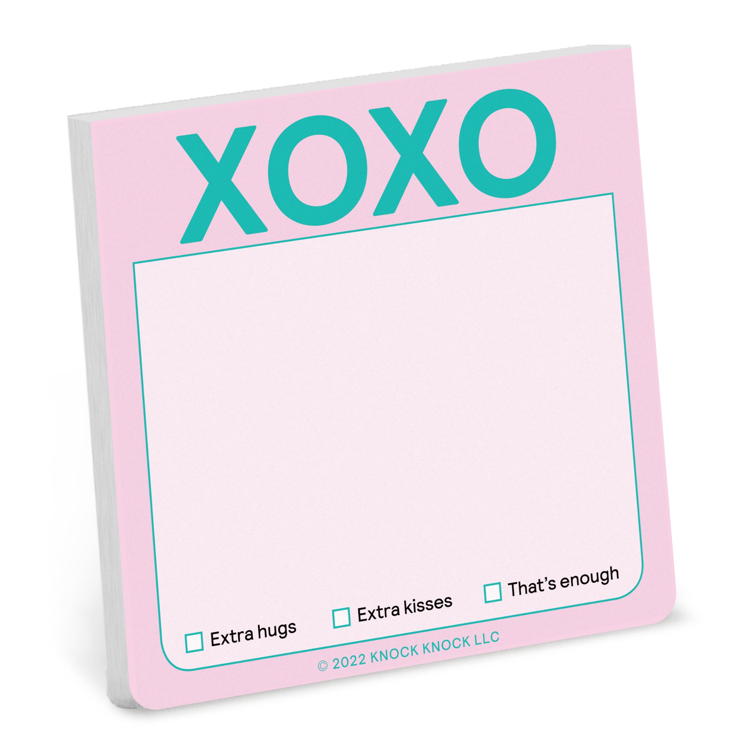 Knock Knock XOXO Sticky Note (Pastel Version) (Knock Knock Sticky Notes)