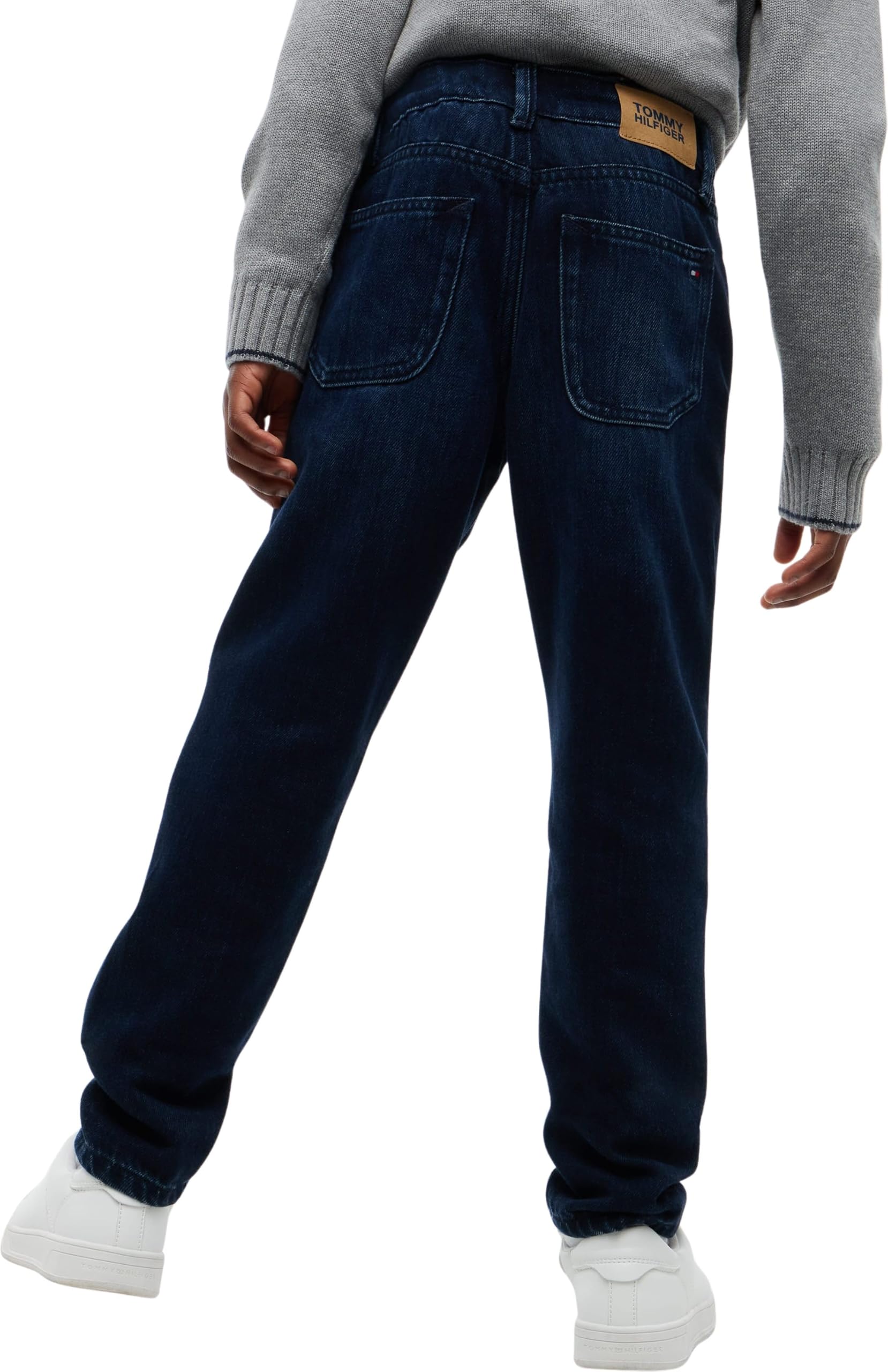 Tommy Hilfiger - Straight Blue Blackkb0kb10685, Dritto Bambini e Ragazzi