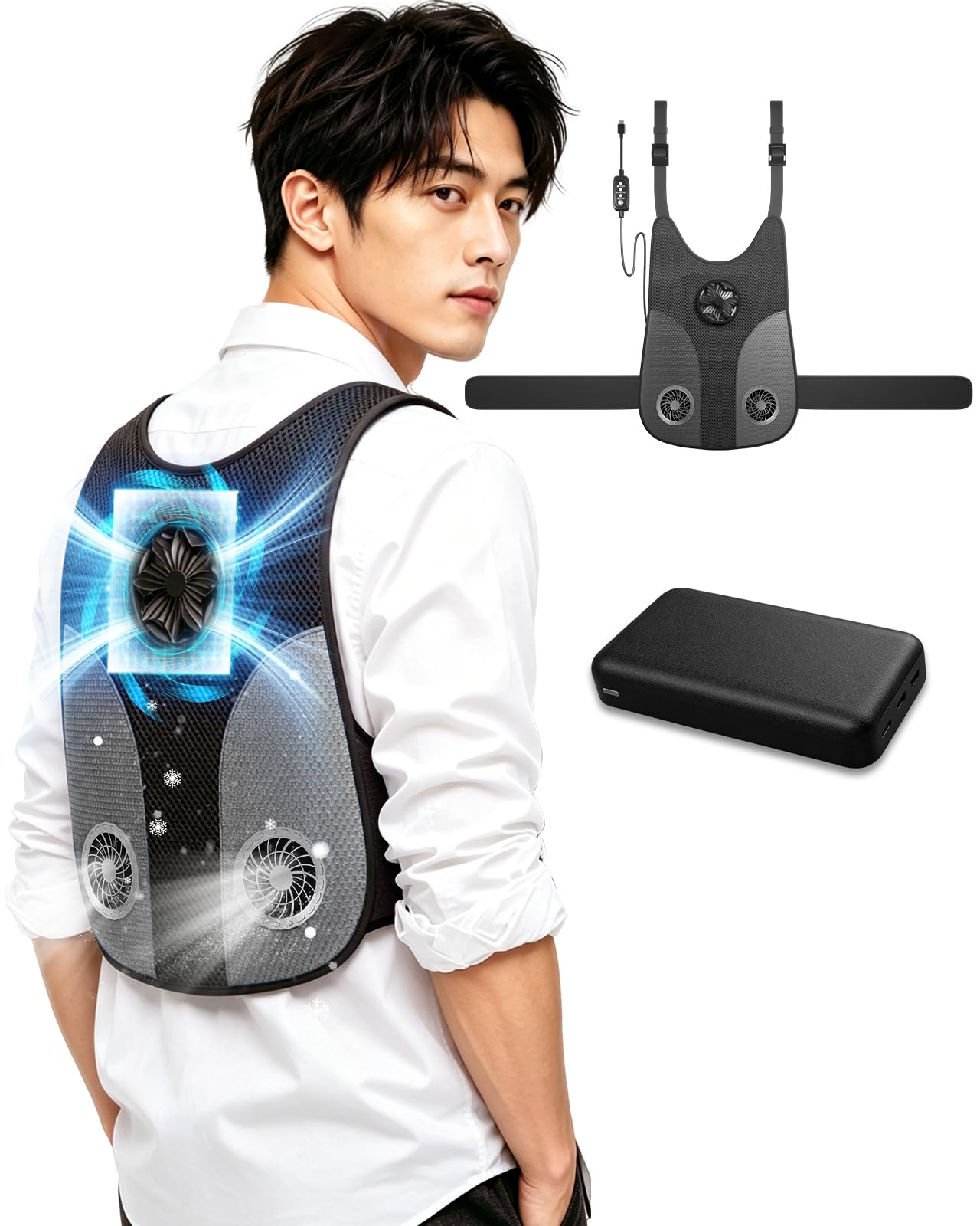 OYH 冷却ベスト Turbo-X ペルチェ＋ファン 20000mAh Amazon | [OYH] 2026新モデル 冷却ベスト ペルチェ ベスト Turbo-X