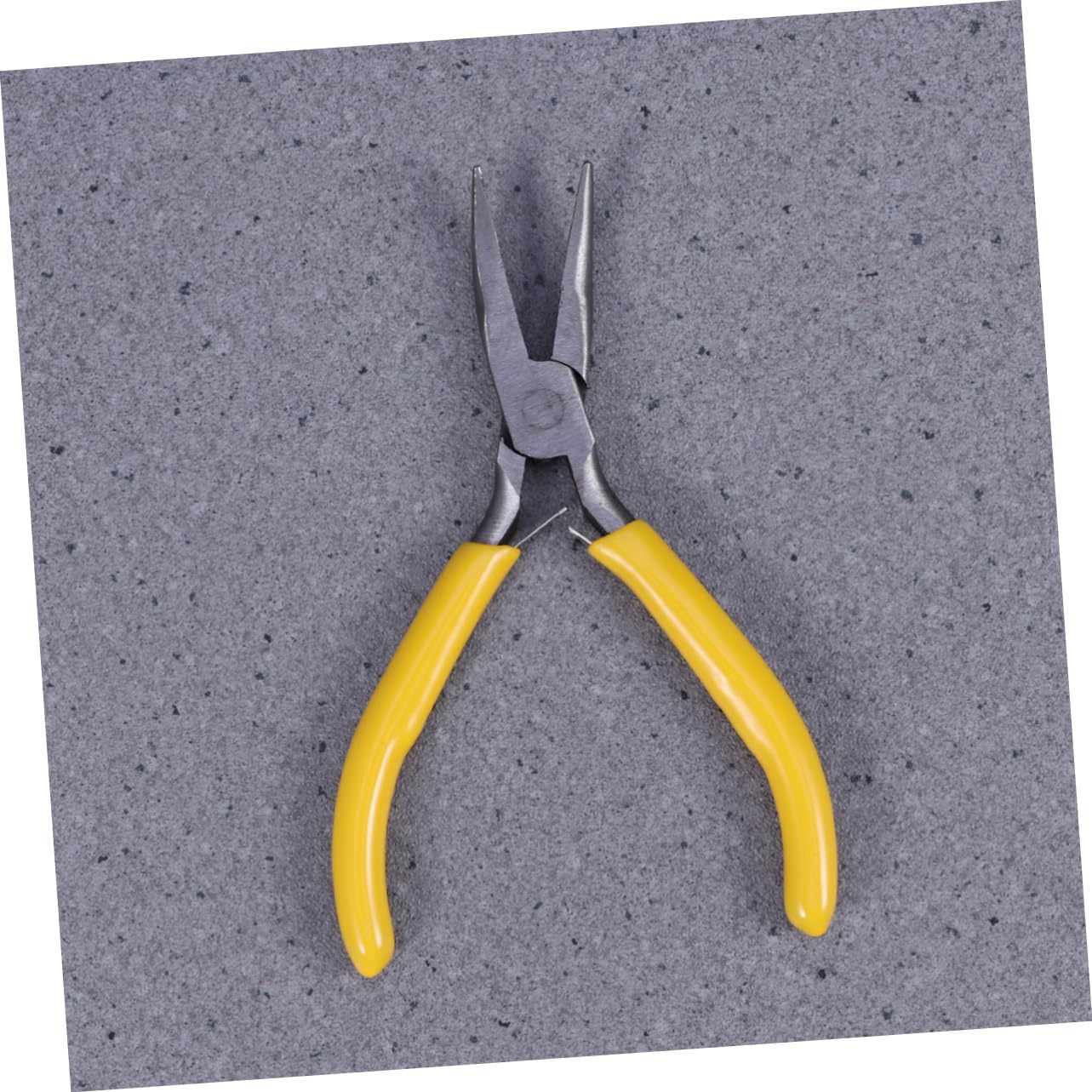 Angoily 5 Grip Bent Nose Pliers for Jewelry Making and Crafts Tempered Steel Comfortable Cushion Handles Spring Loaded Design for DIY Projects and Tight Spaces