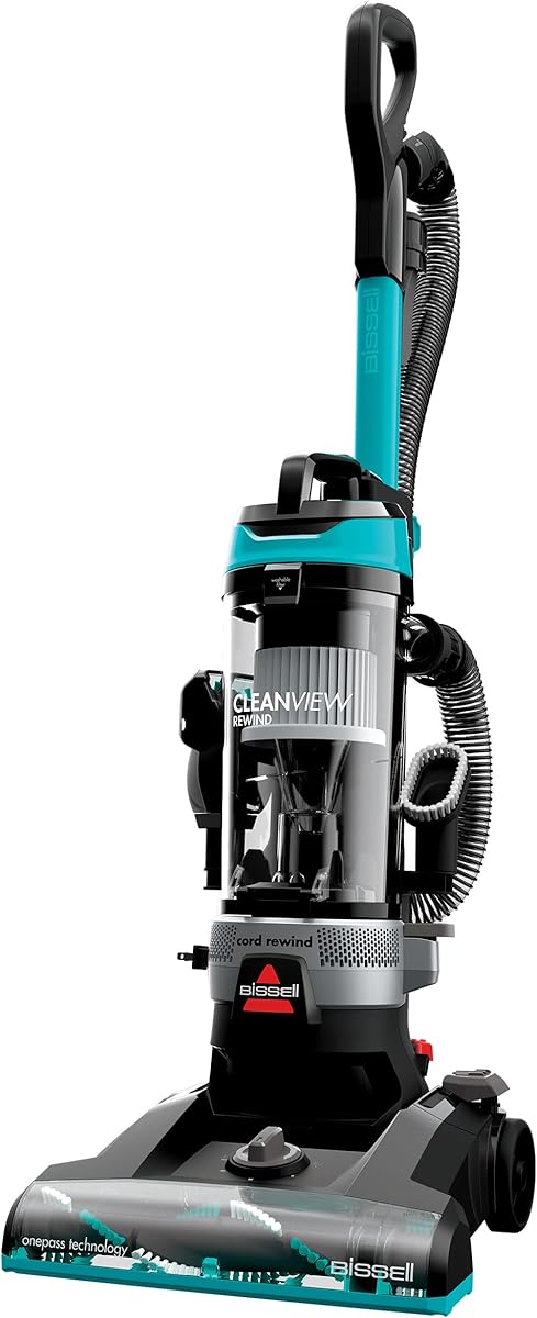 Amazon.com - BISSELL CleanView Rewind Upright Bagless Vacuum with Automatic Cord Rewind & Active Wand, 3534