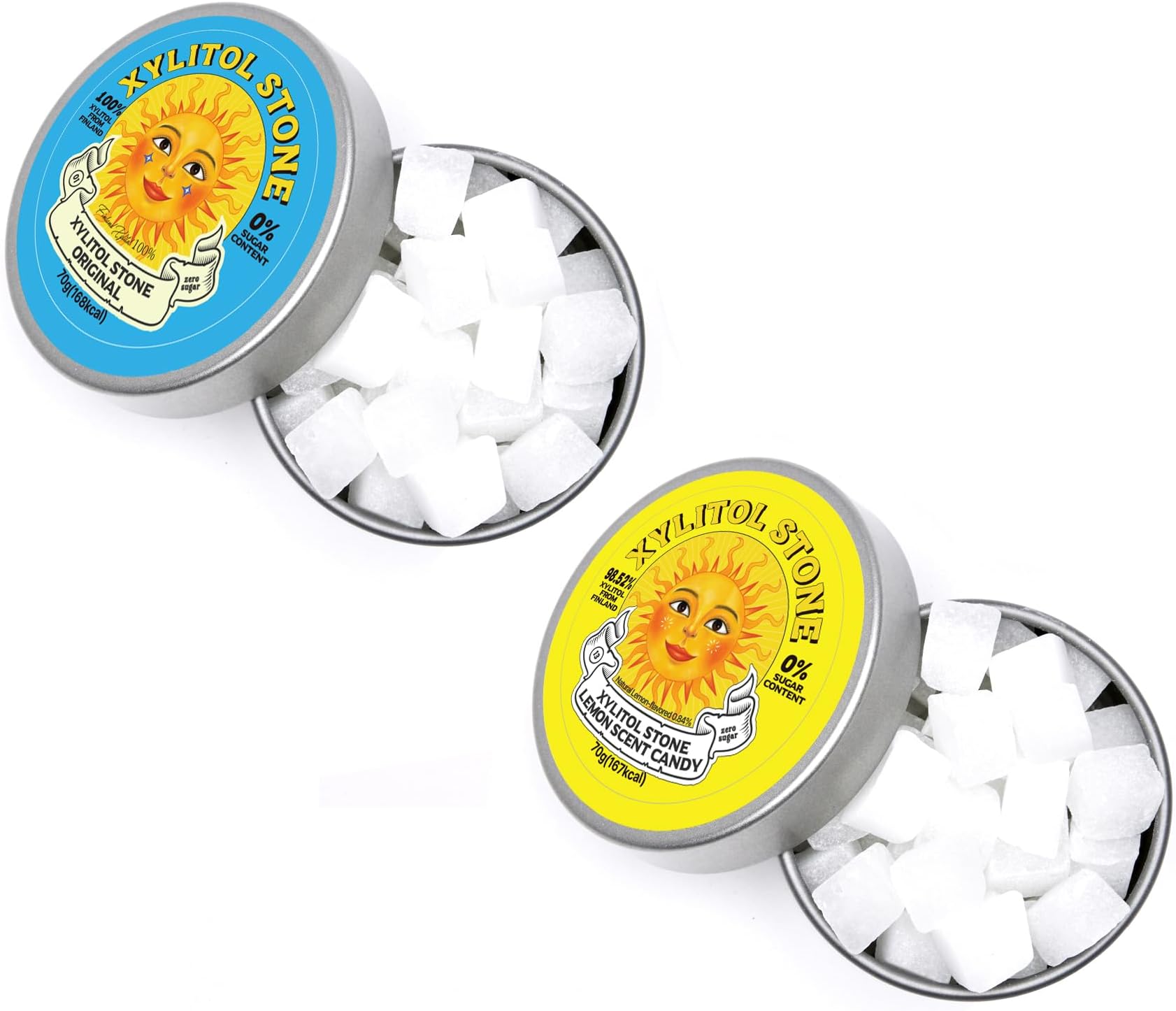 Xylitol Stone Sugar Free Hard Candy Pure Finnish Xylitol