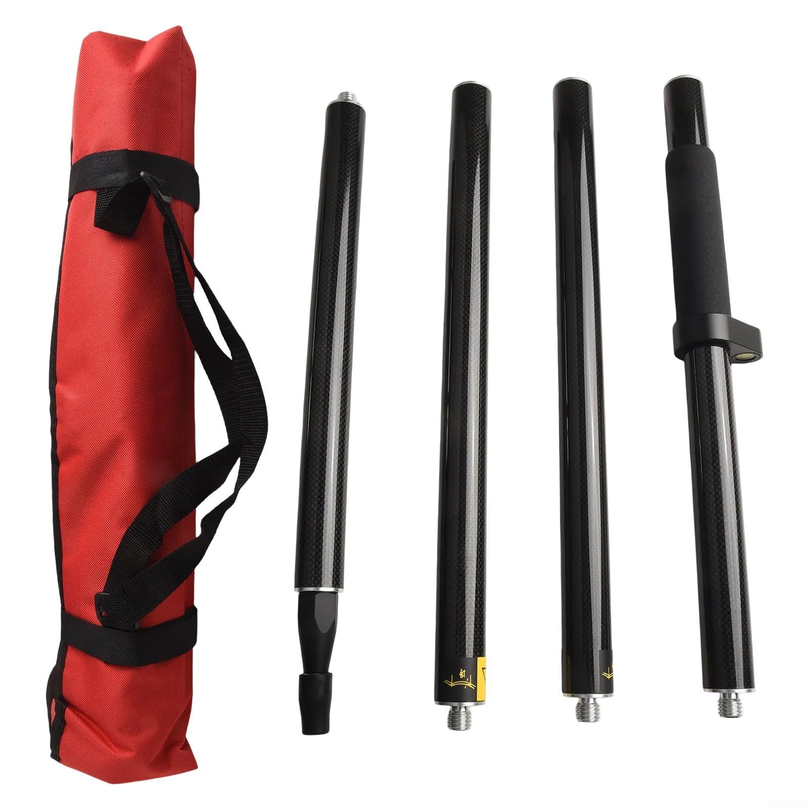 Fibra di carbonio Palo di misura, 1.8M Lunghezza GPS POLE Fibra di carbonio Palo GPS GNSS INDICHIARAZIONE Misurazione