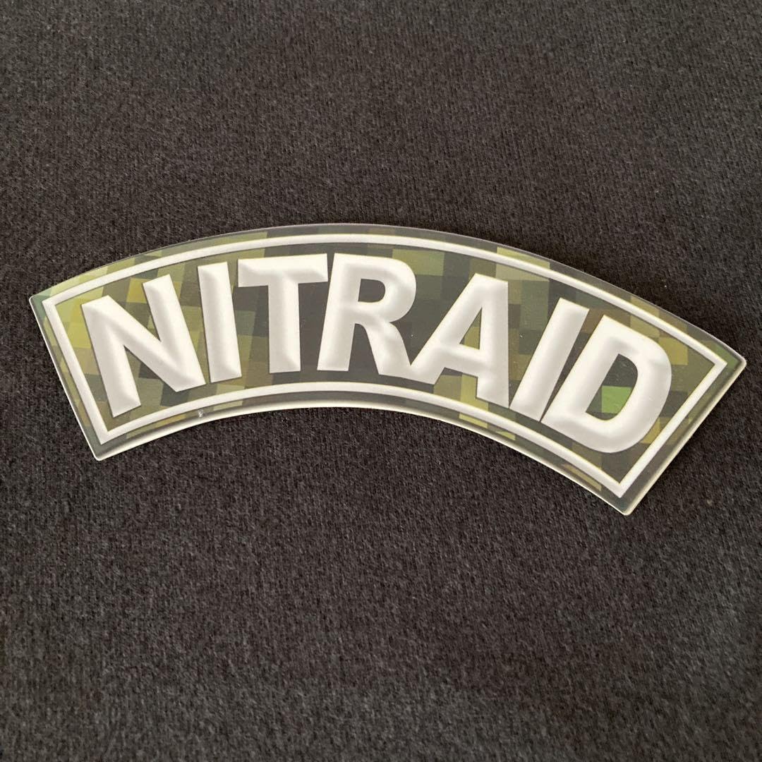 Amazon.co.jp: nitraid ナイトレイド モザイクカモ アーチロゴ