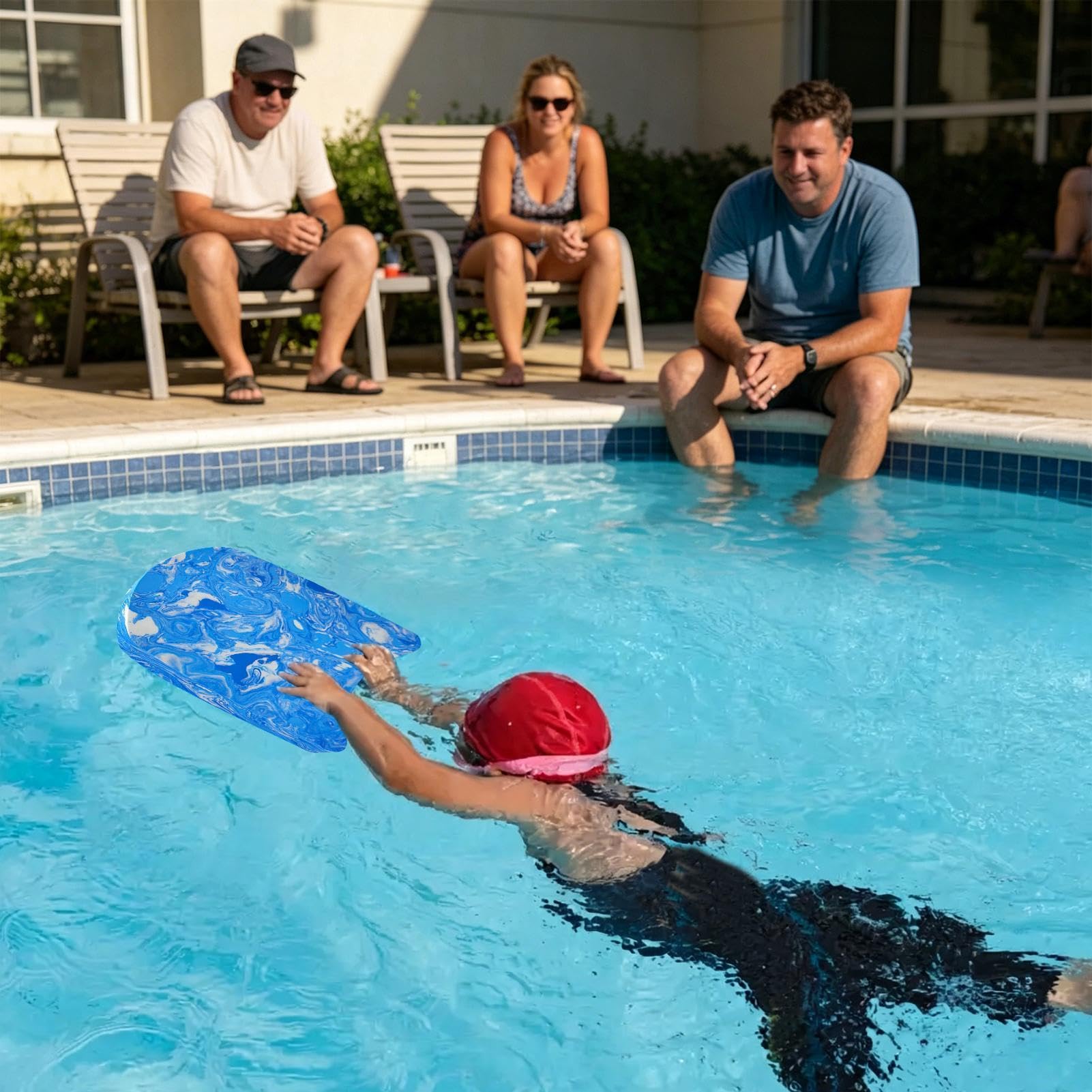 Planche De Natation Adulte En EVA – Pour Apprendre à Nager, Renforcer Les Jambes Et S'amuser En Piscine
