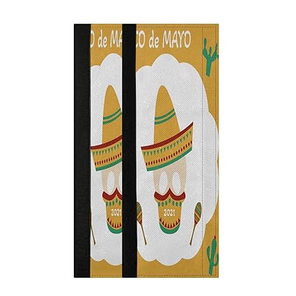 2 Pcak Refrigerator Door Handle Covers Dishwashers Grill Microwave Cabinet Door Cloth Protect Kitchen Appliance Clean Cinco De Mayo Skull Cactus Yellow