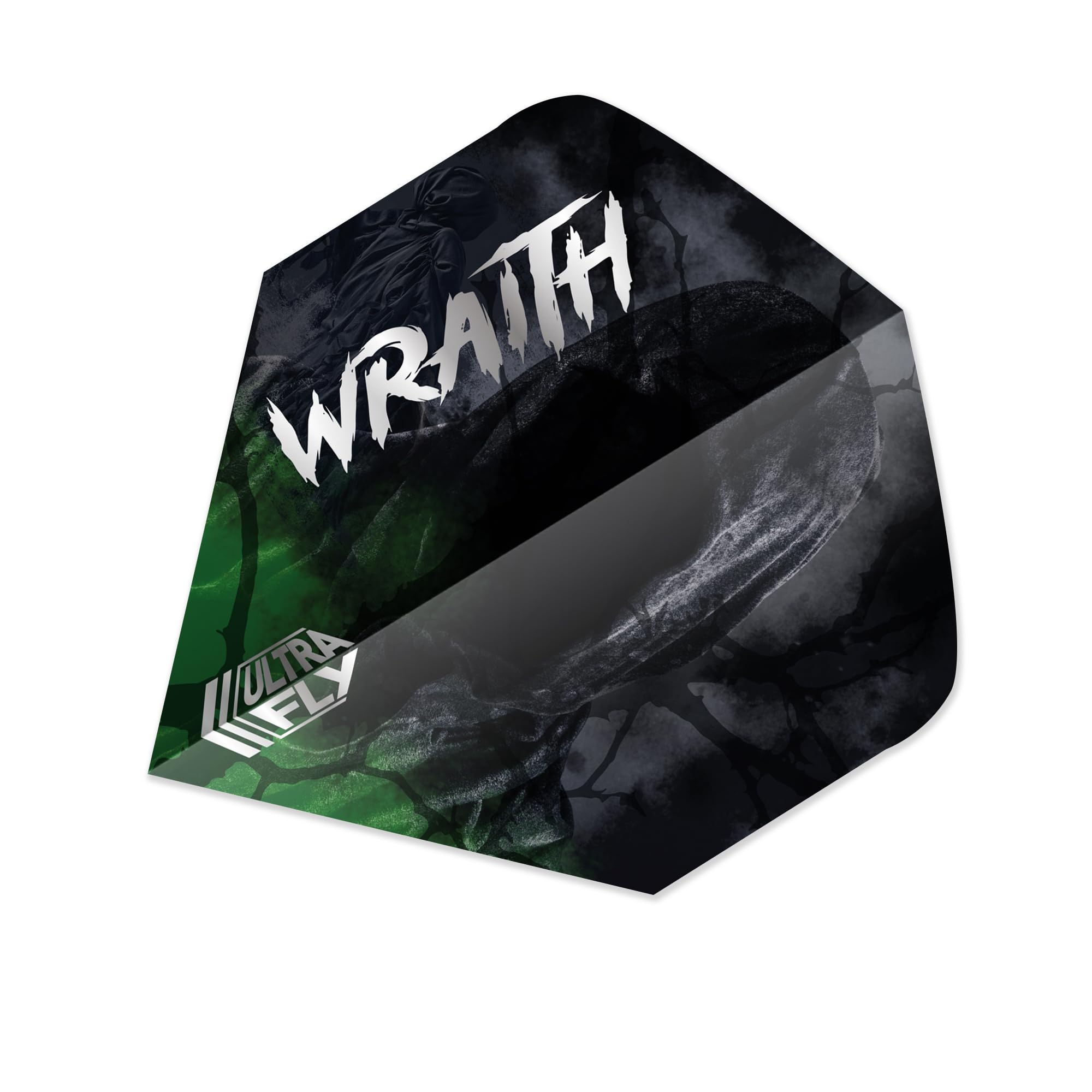 Unicorn Dart Flights Ultrafly | Prodigy | Striking Black Teal Mauve & Blue Design with Model Name Logo | Standard Plus Shape | Durable 100 Micron Polyester PET | Set of 3