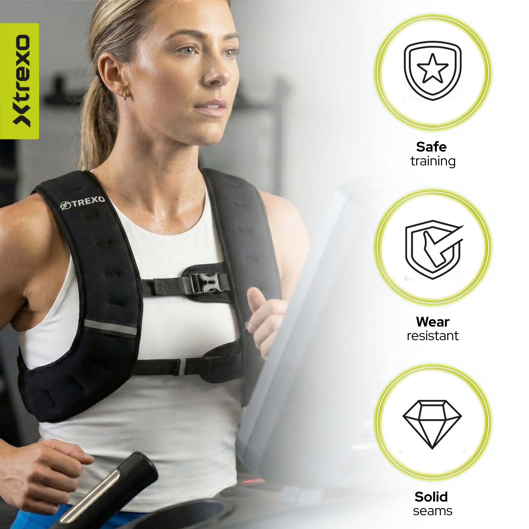 Trainingsweste mit Gewichten 5/8/10 KG