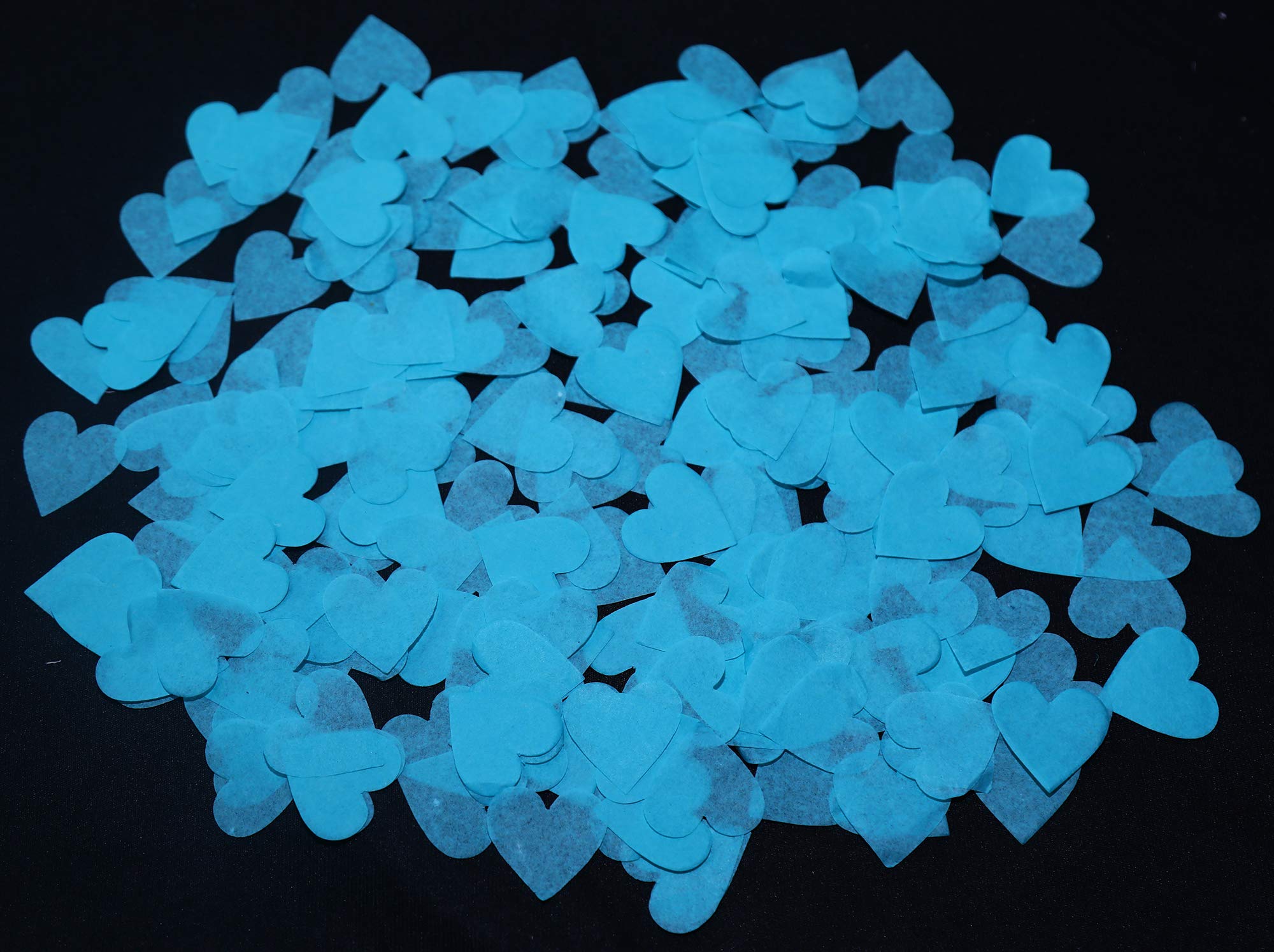 Kidsy Winsy Heart Shape Tissue Confetti 50Grm/5000Pcs. Paper Table Confetti for Valentine's Day, Wedding Party, Baby Shower, Balloon Decorations and Gift Filler, Available in Many Colours 4