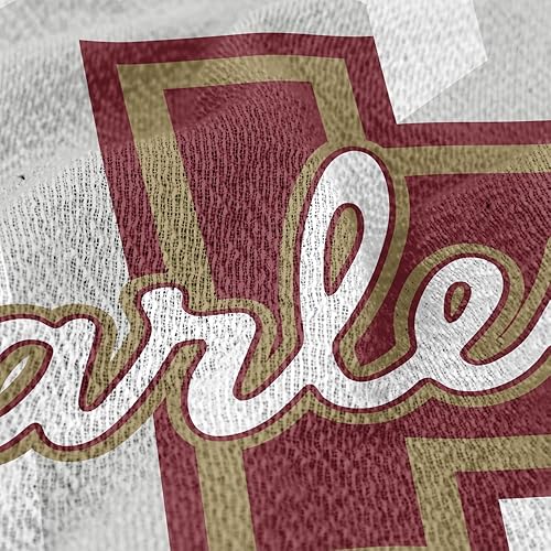 Miniatura 10 de Bob Jones University - Manta de 50 x 60 pulgadas con logotipo primario tejido mezcla de algodón manta con flecos