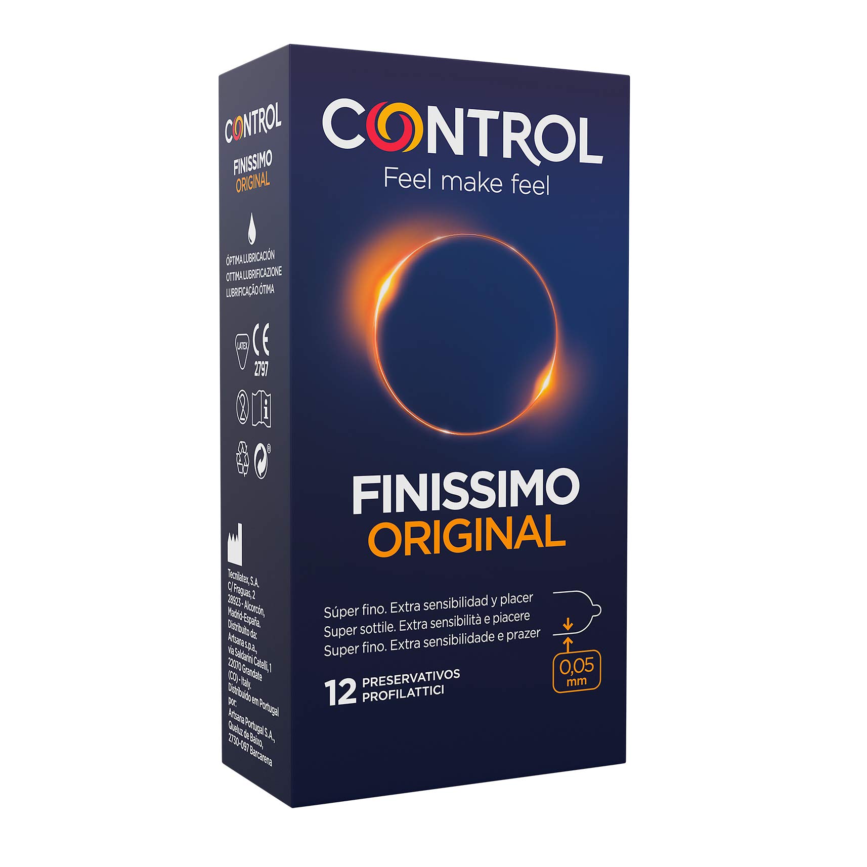 CONTROL 5760193 Profilactico Control Finissimo Origi 12U for Adults, Made for Everyday use