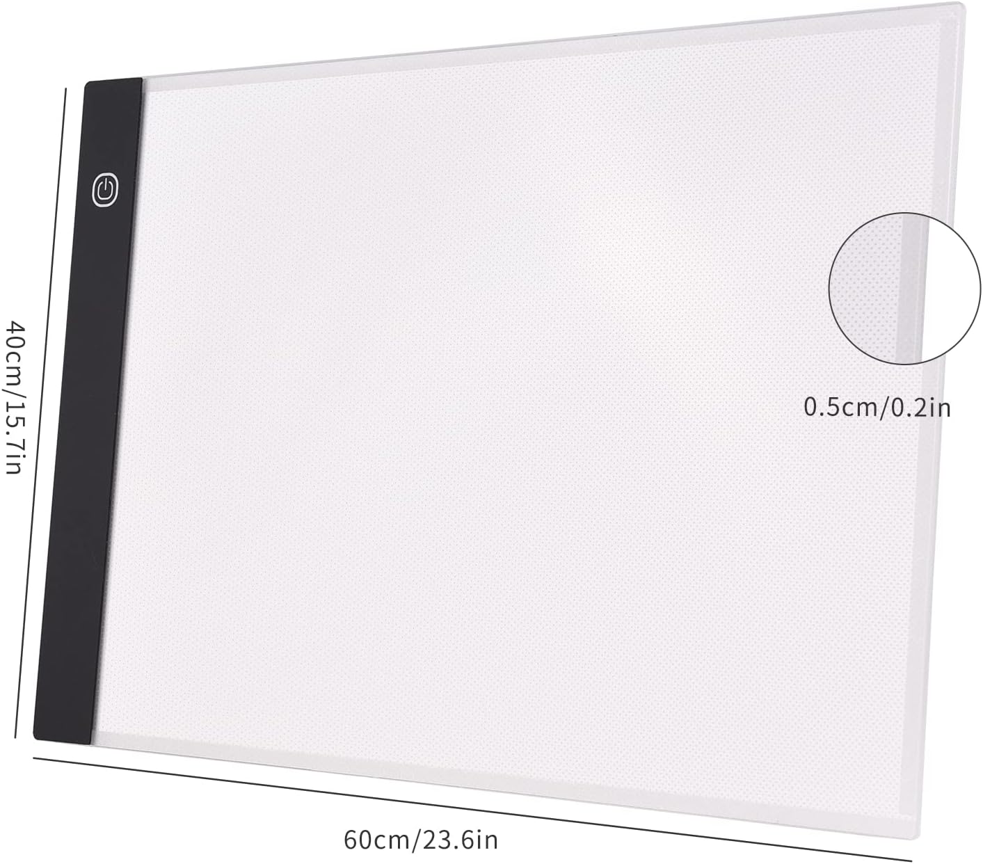 Aoresac Animation, Sketching, and Tattoo Drawing Dimmable Light Box, USB Powered Light Pad for Artists, Suit for Stenciling and Calligraphy