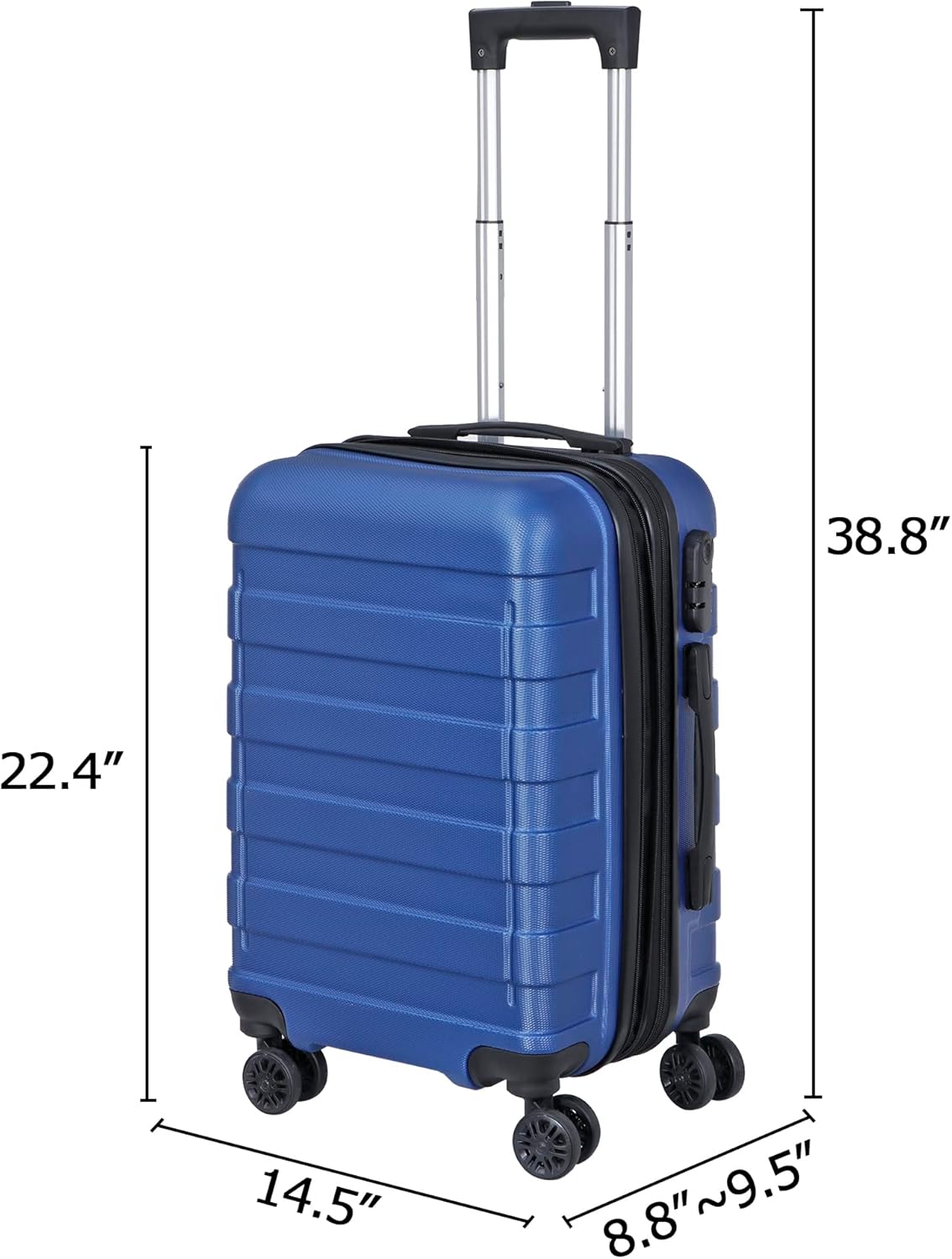 Review 22 Inch Hardside Expandable Luggage ,Carry On Luggage With