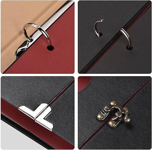 Miniatura 4 de KIZQYN Álbum de fotos A4 álbum de fotos para bricolaje álbum de recortes álbum de fotos para aniversario boda álbum familiar color  1