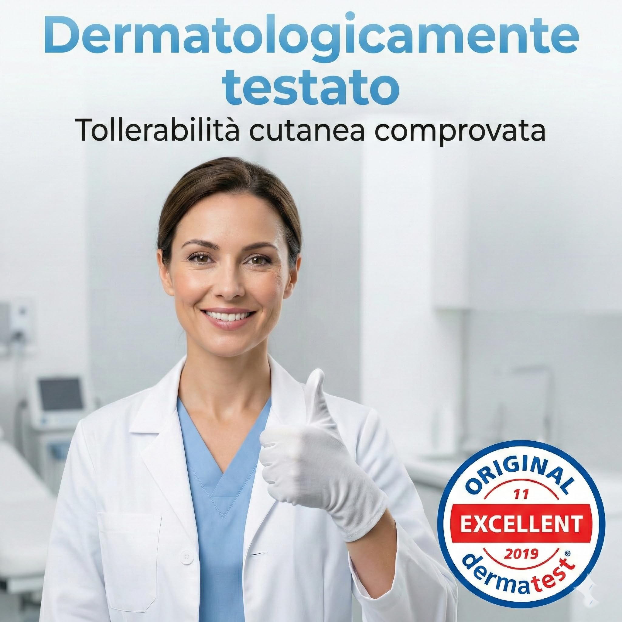 Guanti bianchi in 100% cotone morbido | guanti cosmetici per crema mani, spa, pelle secca | sottili, comodi, riutilizzabili | 3 paia M