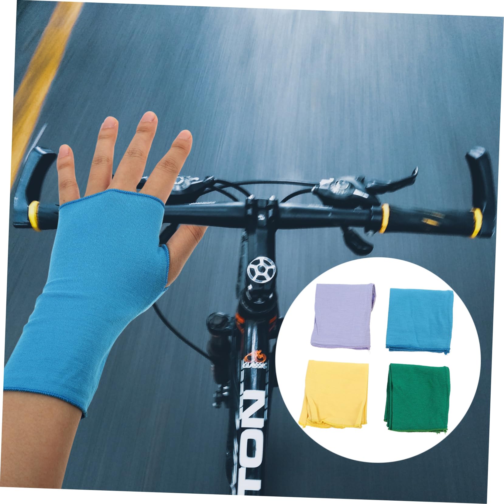 VALICLUD Outdoor Sun-resistant Half Finger Gloves Sun Gloves for Women Easy-on Design