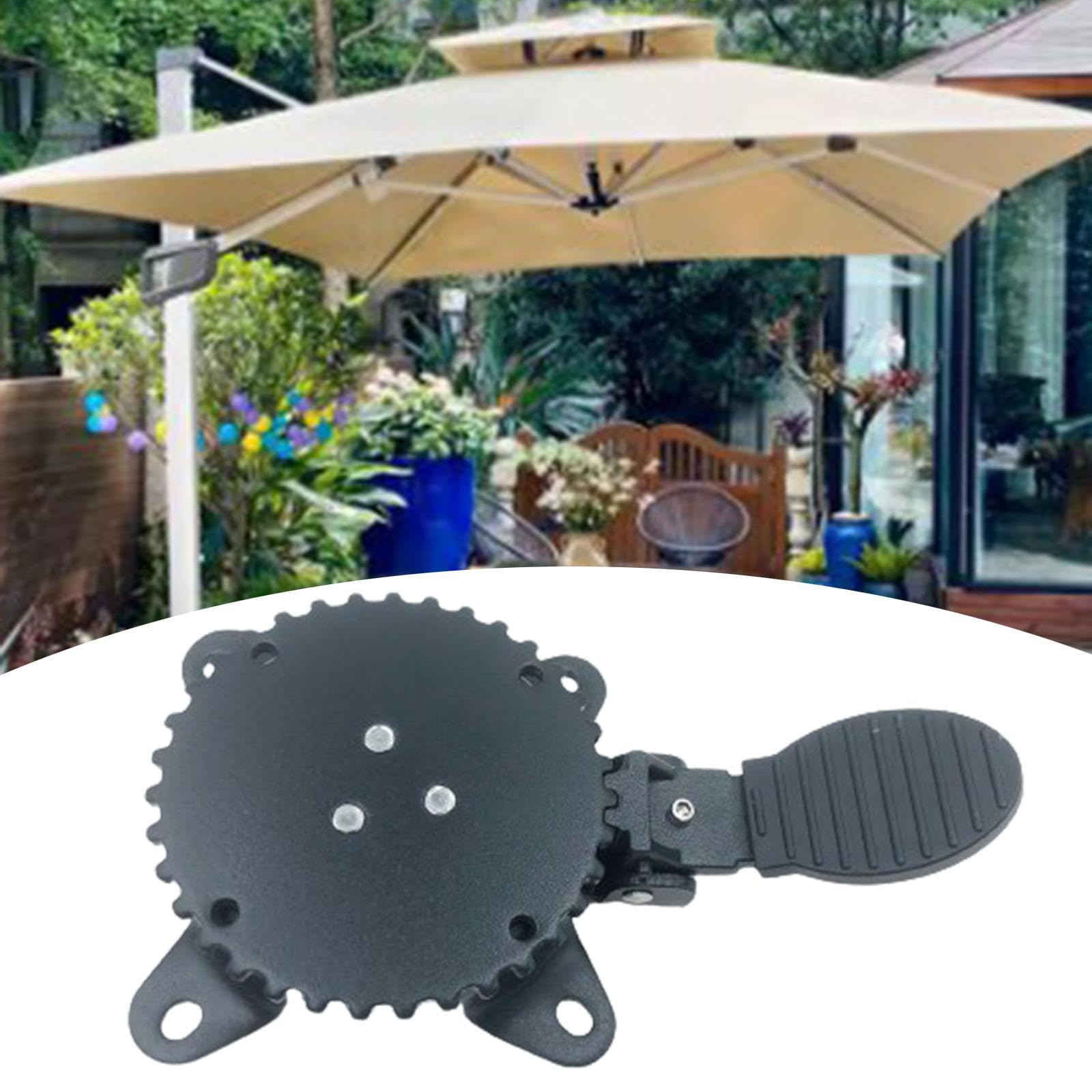 Sharplace Base de Parasol de terrasse rotative à 360 °, Support de Parasol d'extérieur Robuste, Support de Parasol Robuste pour Voyage, Balcon, Barbecue