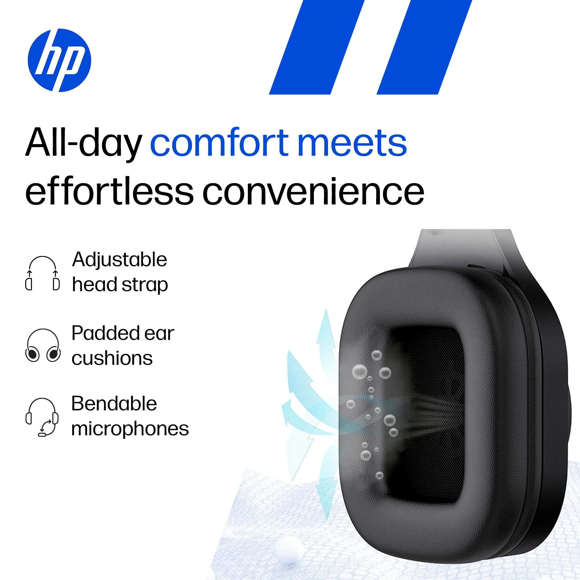 HP H120 Stereo USB Headset - Plug & Play -4