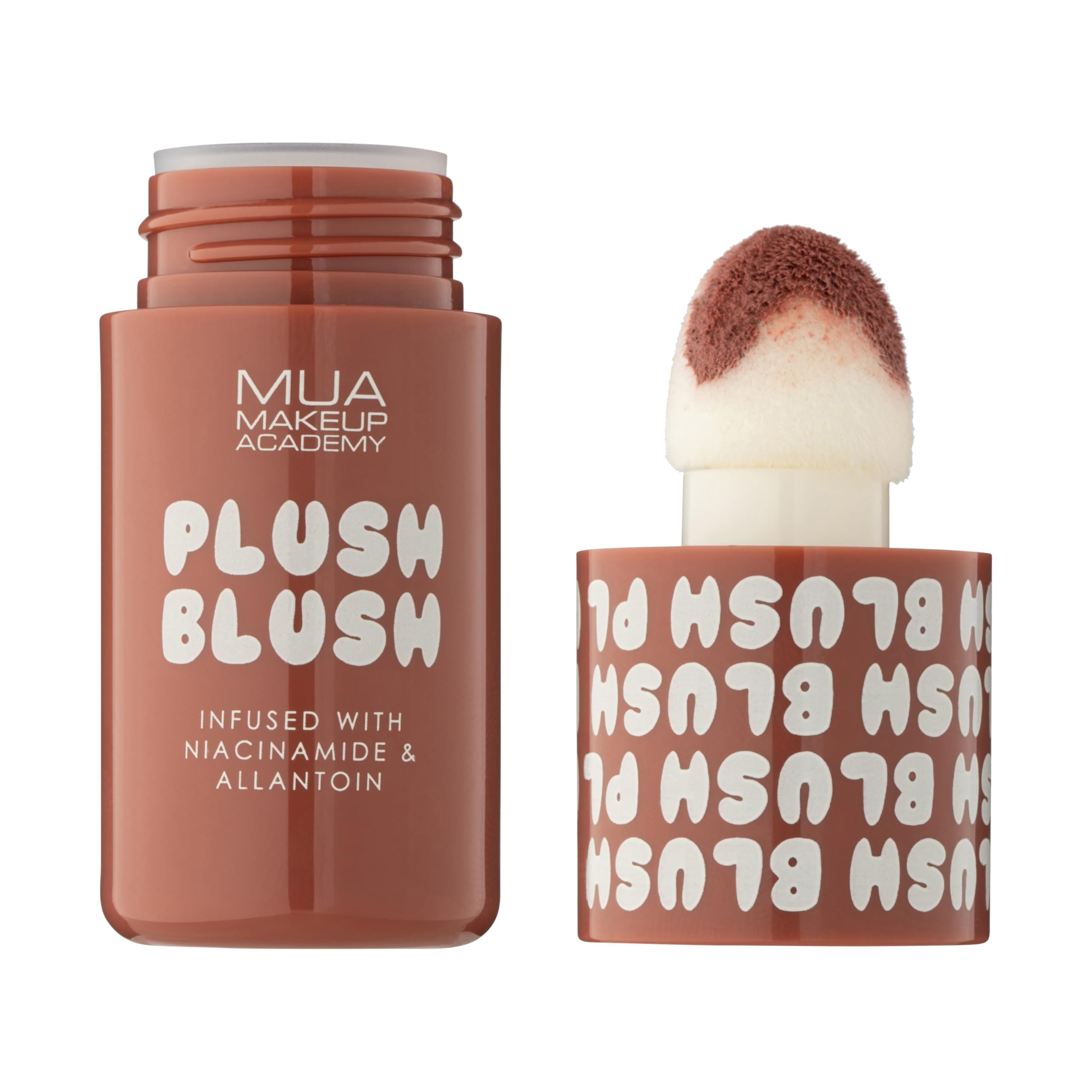 MUA Makeup Academy Plush Blush, Rosewood, Liquid Blusher for Cheeks - Vegan & Cruelty Free (Pack of 1)
