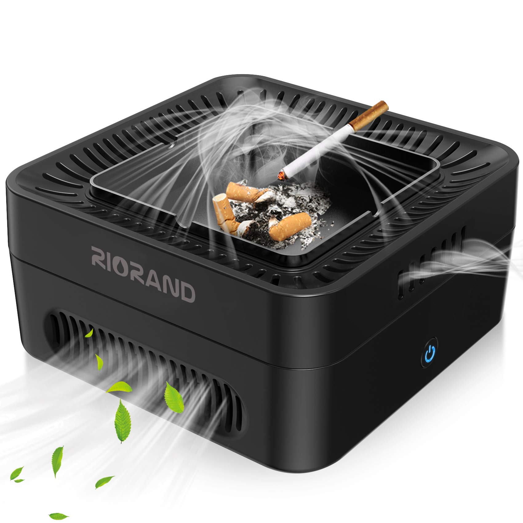 Amazon | 灰皿 空気清浄機 充電式空気清浄 脱臭機 パーソナル 卓上