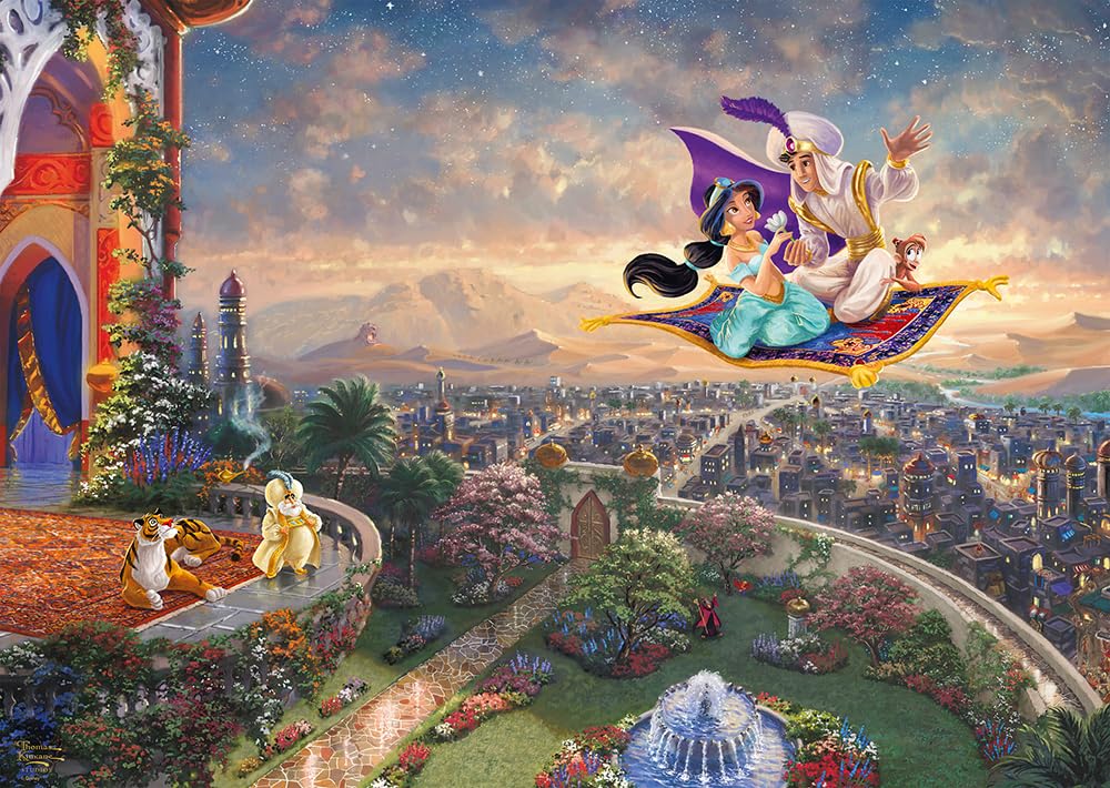 Amazon.com: Schmidt Spiele 59950 Thomas Kinkade Disney Aladdin