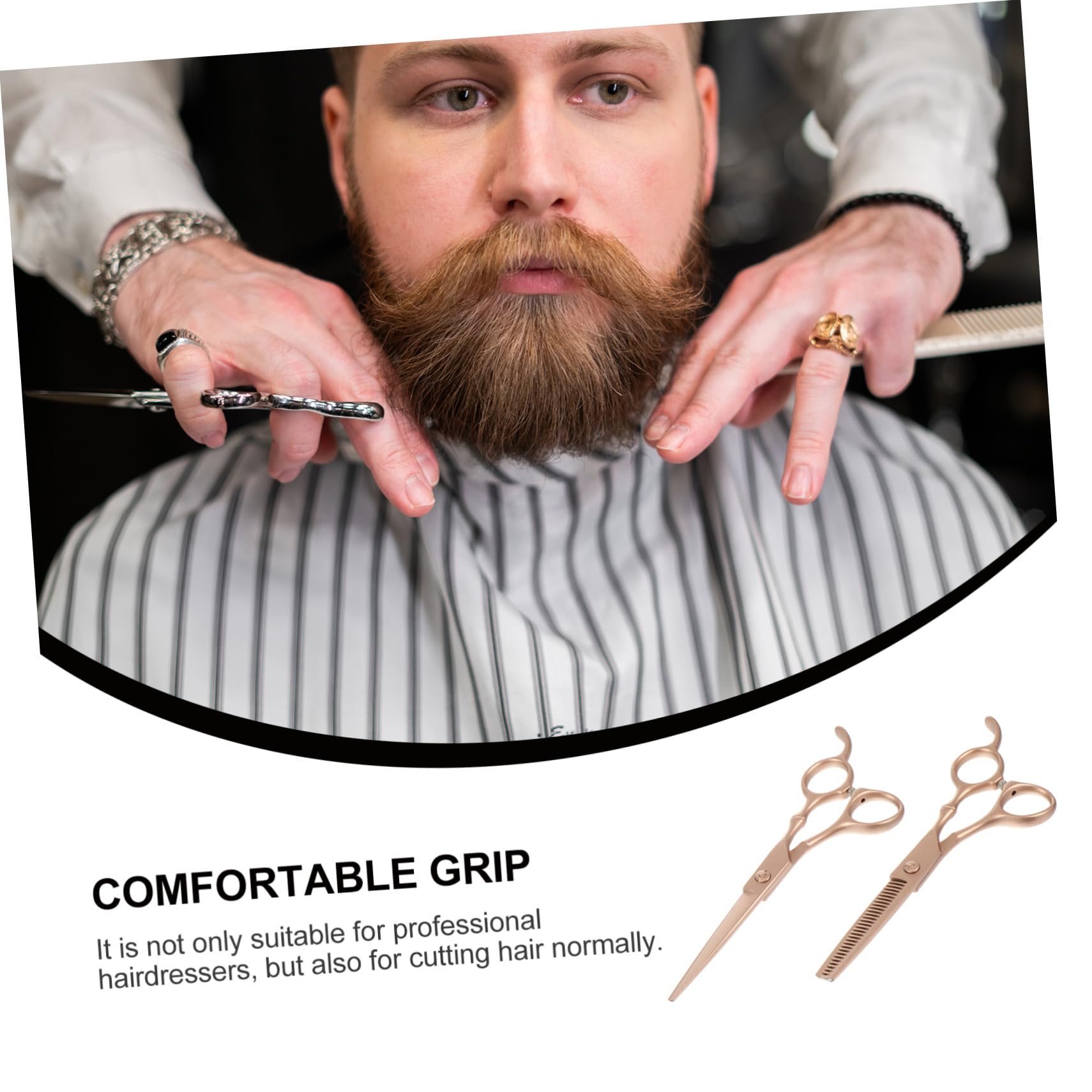 Professionelles Friseurscherenset 6 Zoll Aus Edelstahl Mit Effilierschere Und Haarschneideschere Für Damen Herren Kinder Ergonomisch Langlebig Salonbedarf