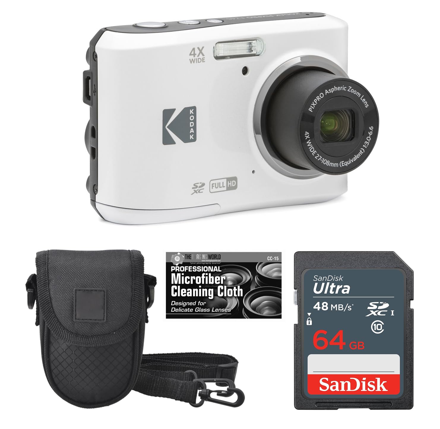 Amazon | Kodak PIXPRO FZ45 16MP デジタルカメラ4倍光学ズーム27mm