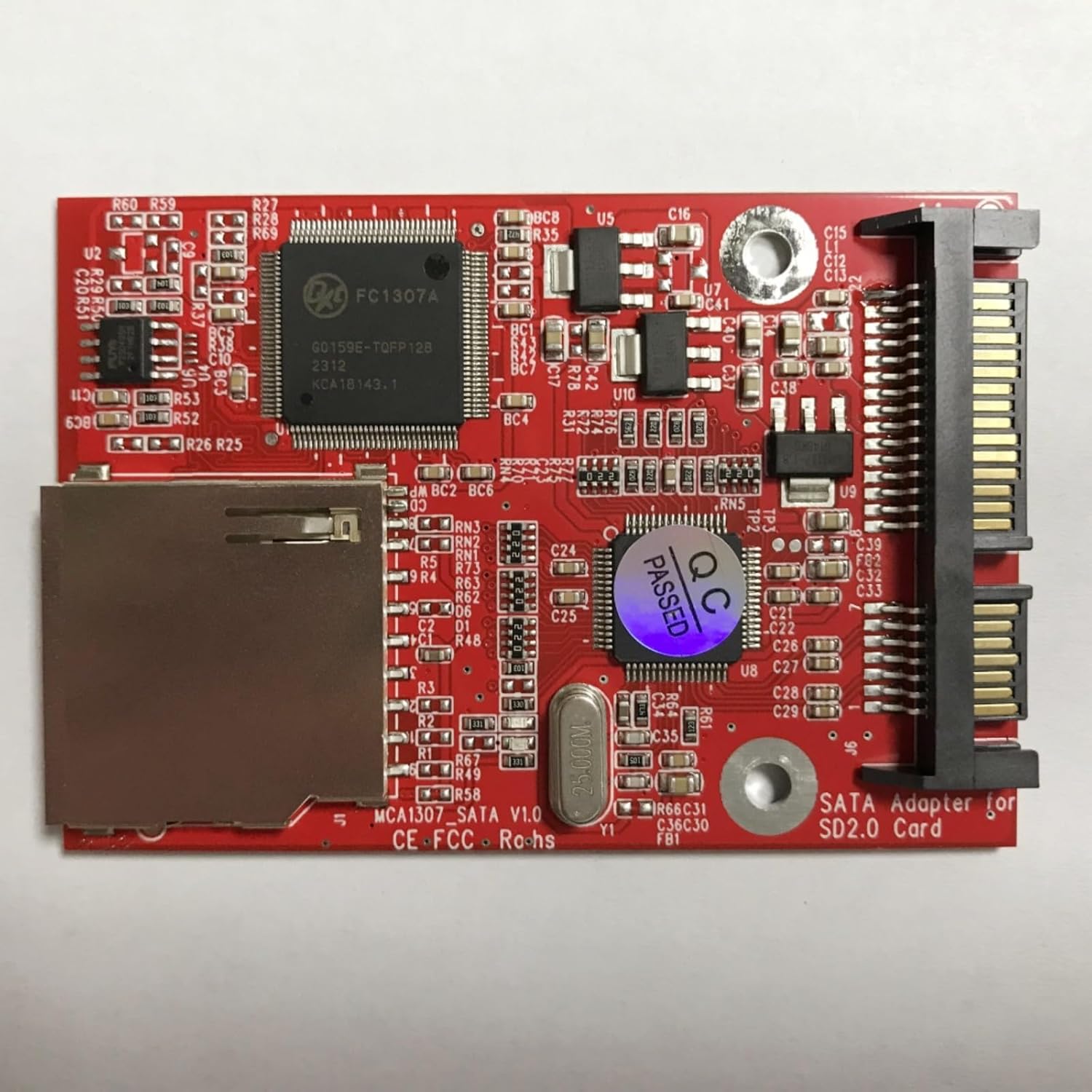 Suckoo SD Memory Card to 2.5 15+7Pin SATA SSD Hard Drive