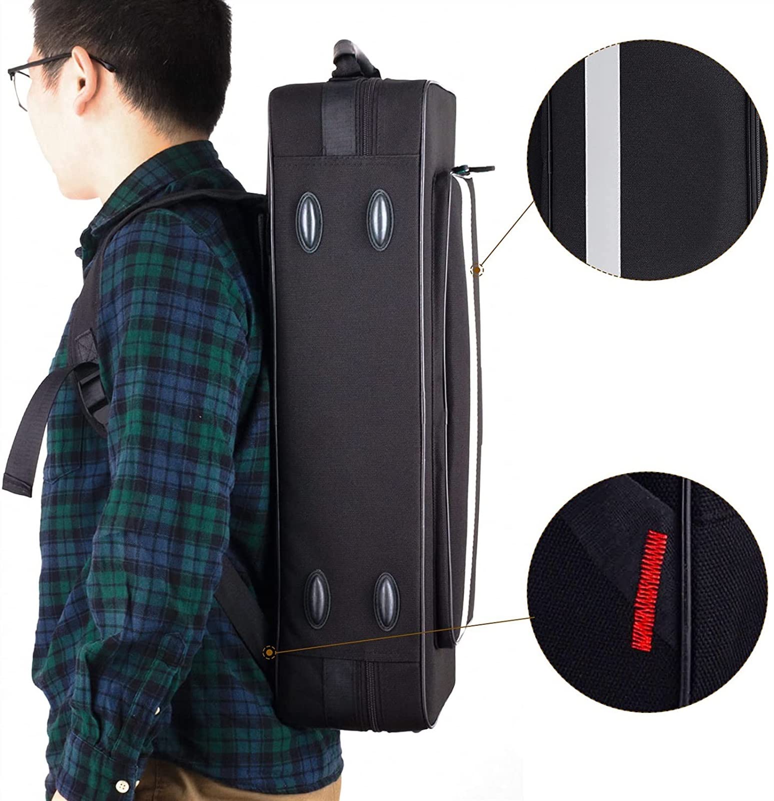 ZUZU Kit Completo per Sassofono Contralto E Piatto per Studenti Principianti Sax Ottone (Color : Dark Blue/Gold)