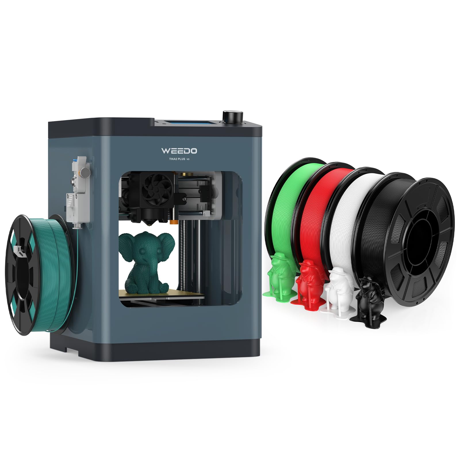 Tina2Plus PLA Filament 1.75mm Bundle (250g*4)