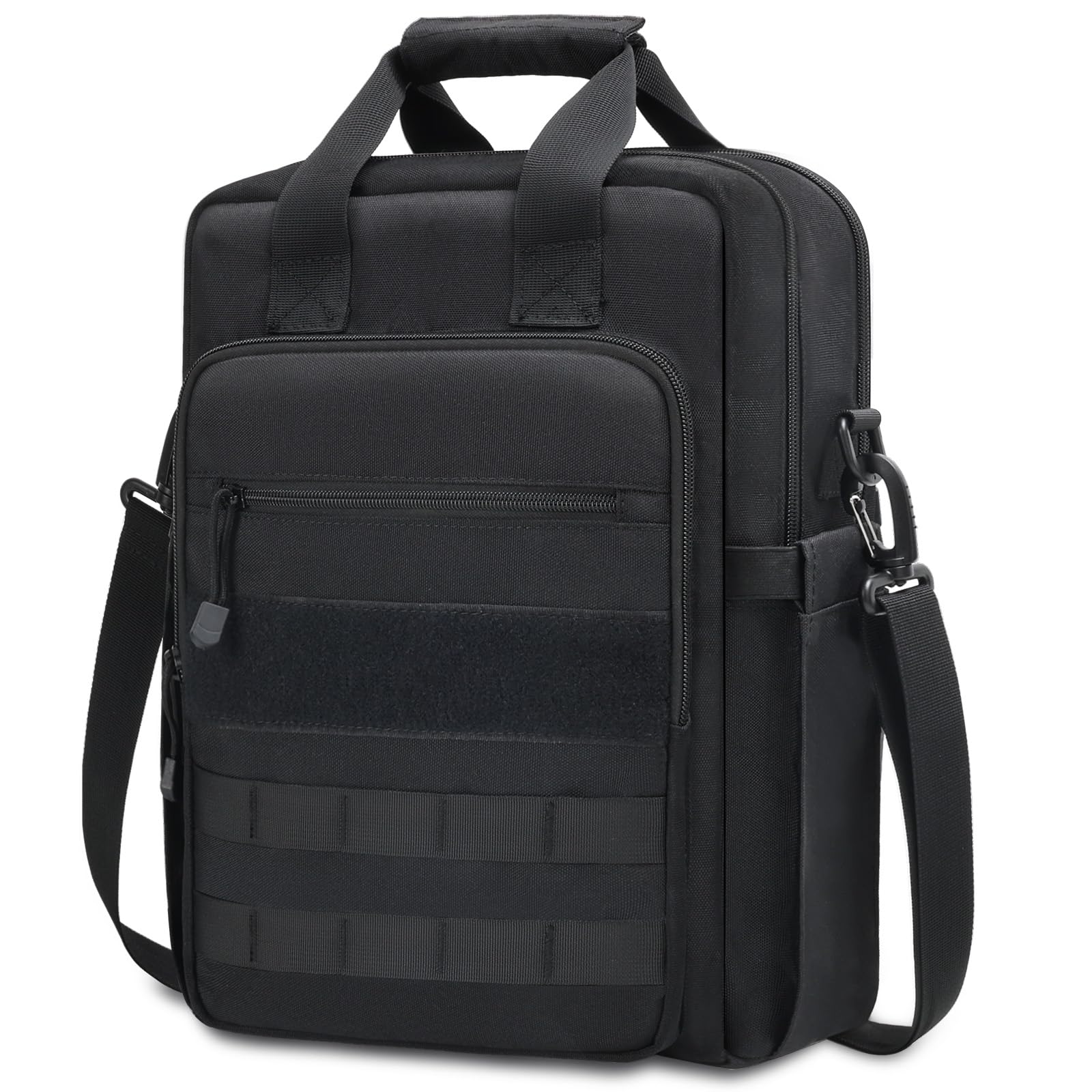 Jetviivid Tactical Messenger Bag for Men 13-14 Laptop Shoulder Bag Vertical Crossbody Bag Computer Work Sling Bag for