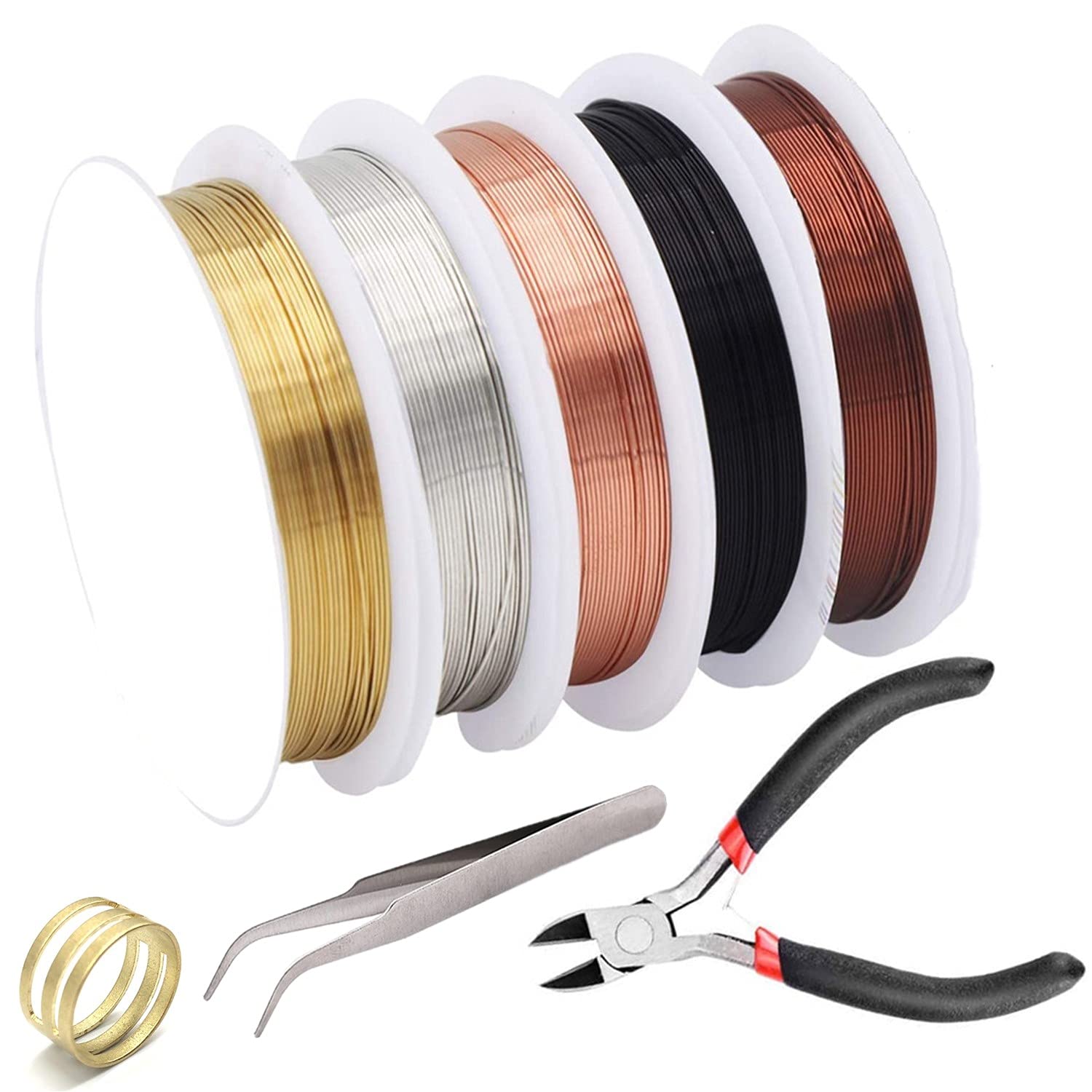Amazon | 銅線ワイヤー クラフトワイヤー 線径 0.5mm 6m/巻