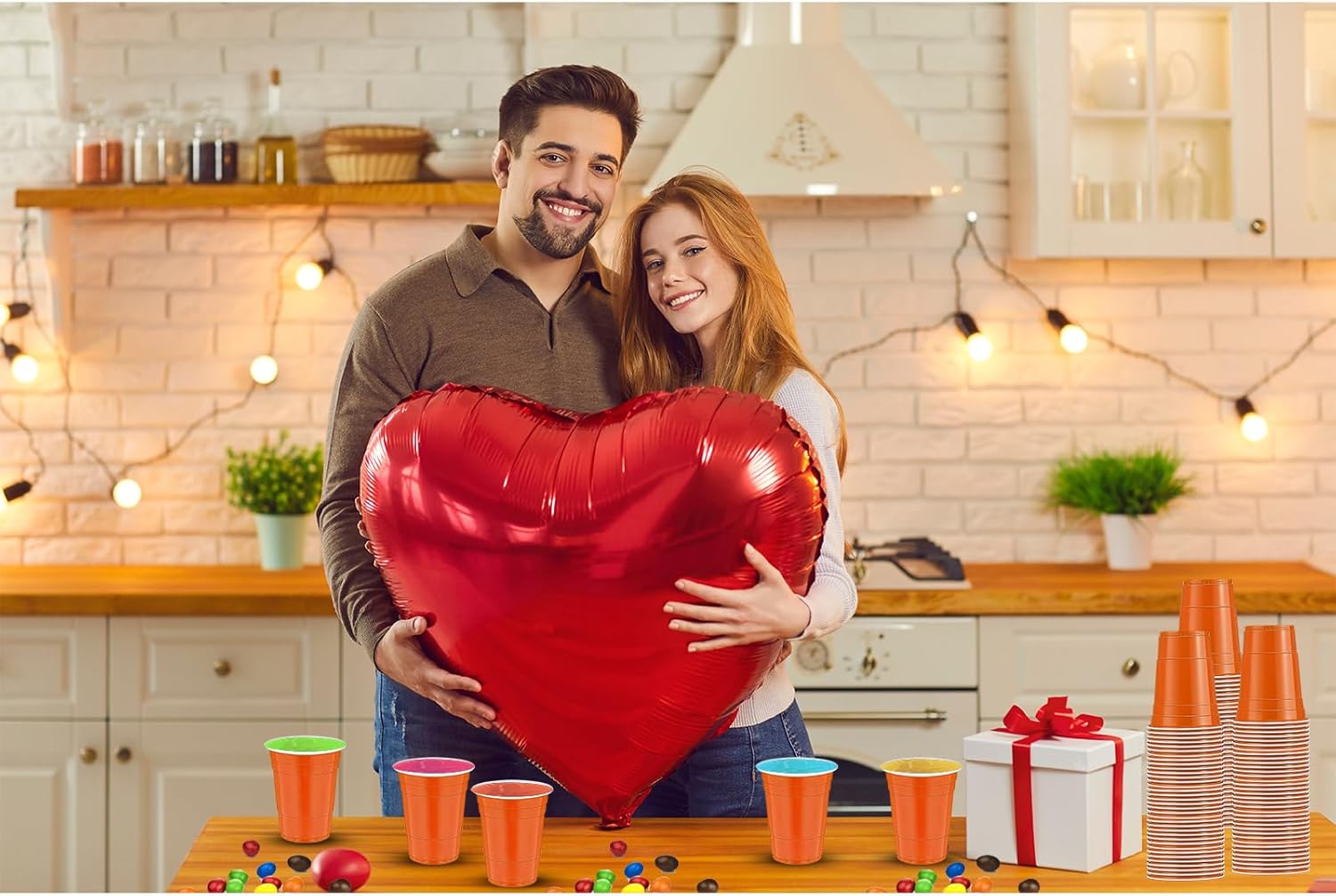 120 pcs Orange Plastic Cups Halloween plastic Disposable cups 16 oz orange Party Cups for drinking Tastings served Snacks Barbecues Picnics - Image 5