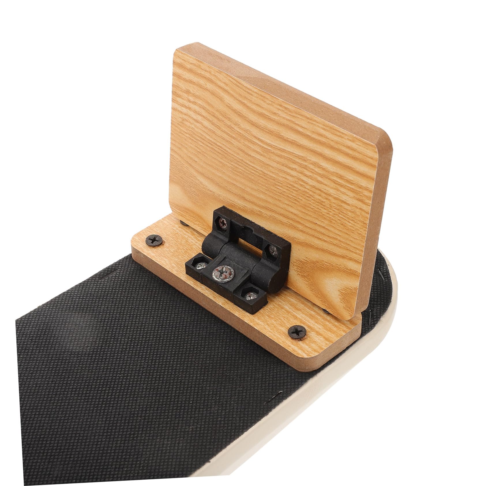 Reposabrazos Ajustable en para Manicura Plegable para Reducir Presión Muñeca de Madera y Pu Esponja, Ajustable en Adecuado para Trabajo en Casa o Salón de Uñas