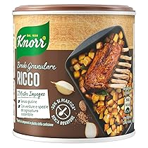 Knorr Brodo Granulare Ricco, Senza Glutine e Lattosio, con Pochi Grassi, Ideale per il Tuo Ragù e Carne alla Griglia, 150g