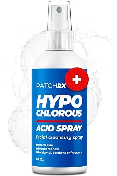 Hypochlorous Acid Spray for Face 8oz Reduces Acne Targets Bacteria - HOCL Facial Cleanser Acne Spray for Face