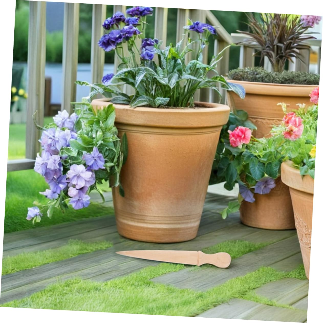 Toyvian 6pezzi Giardinaggio Utensili Ergonomici Per Scavare e Facili e Resilienti Per Appassionati Giardinaggio