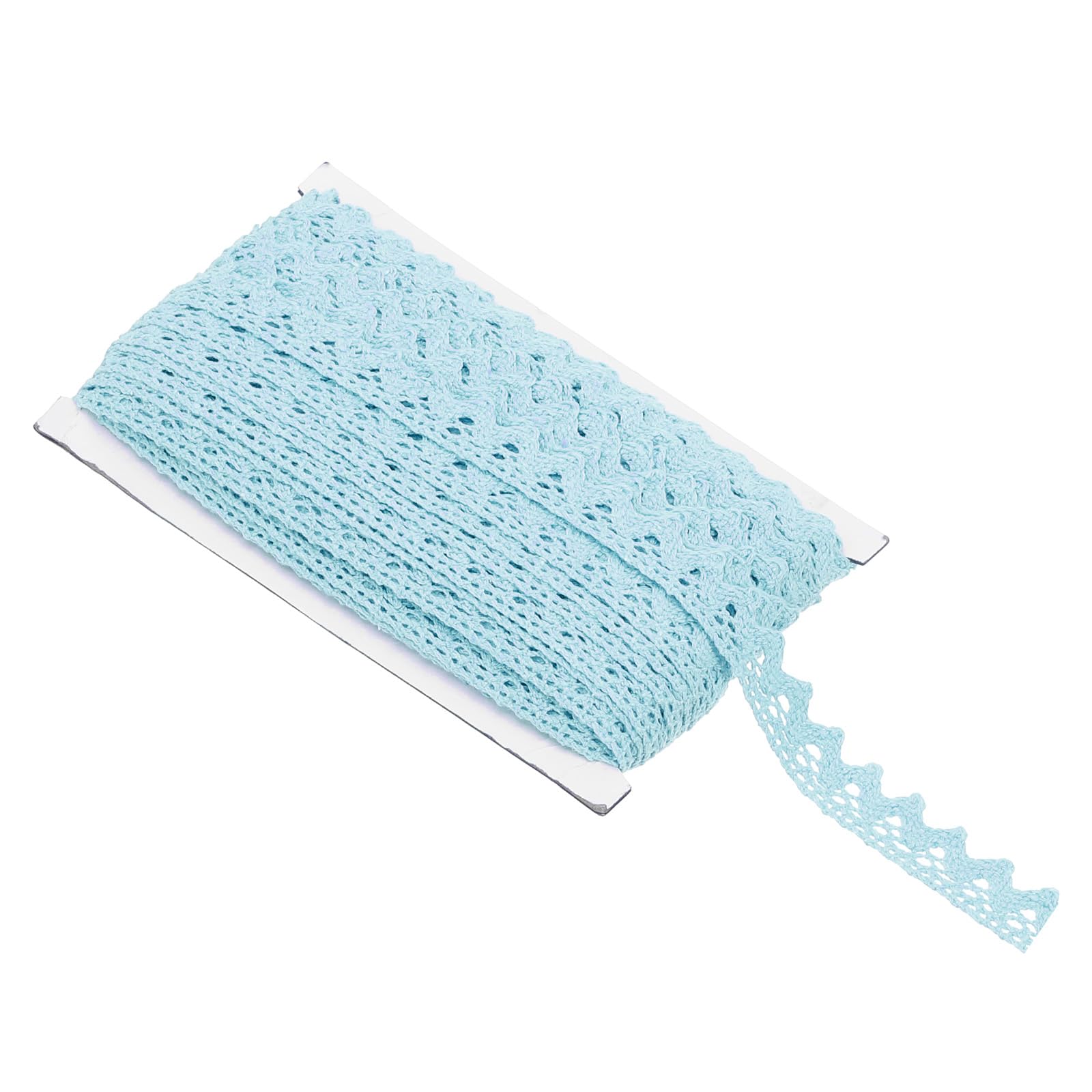 Cinta de encaje para manualidades florales envoltura costura ganchillo azul PATIKIL 30yd