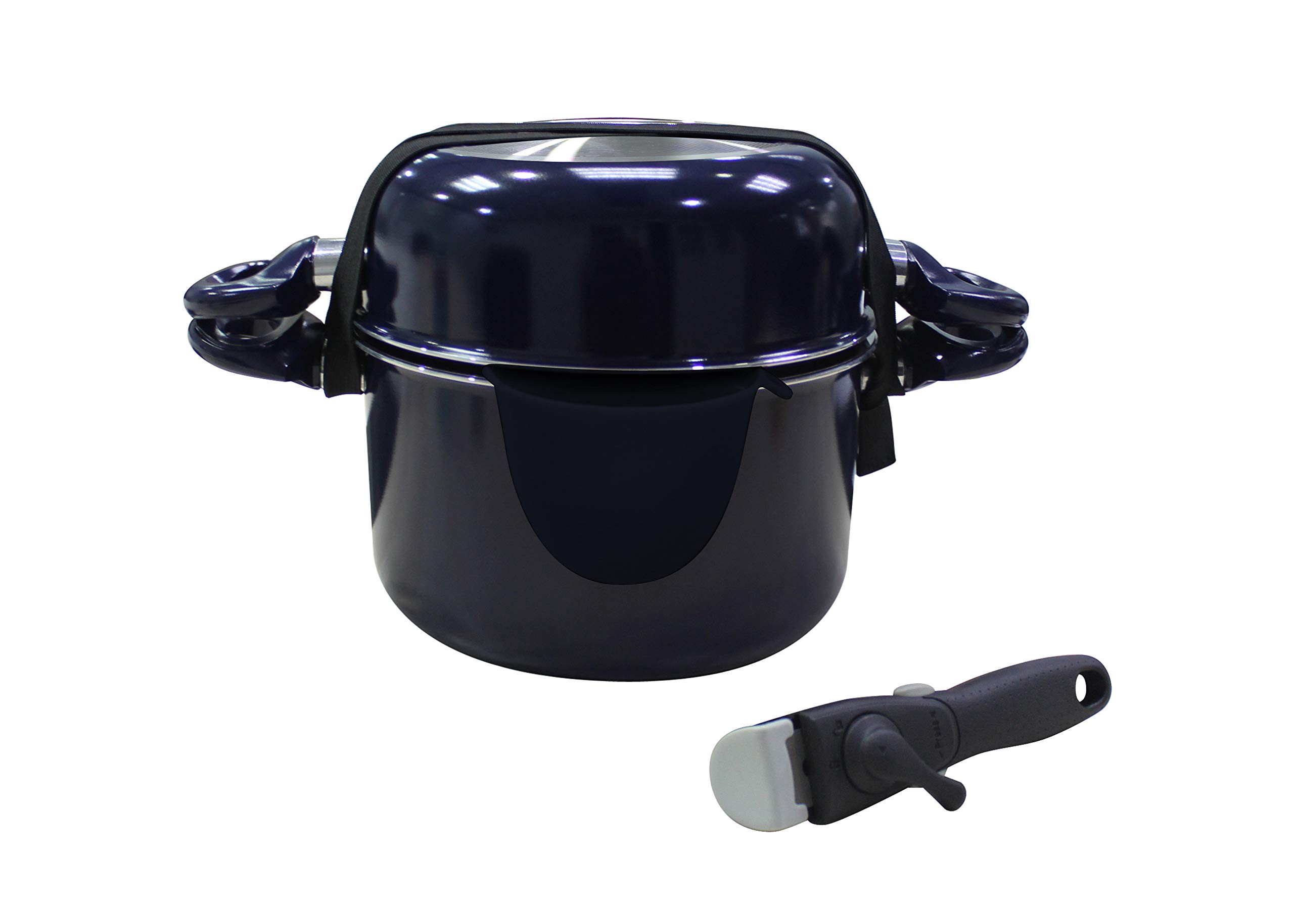 Gimex - Ensemble batterie de cuisine - Induction - 8 Pièces - Bleu