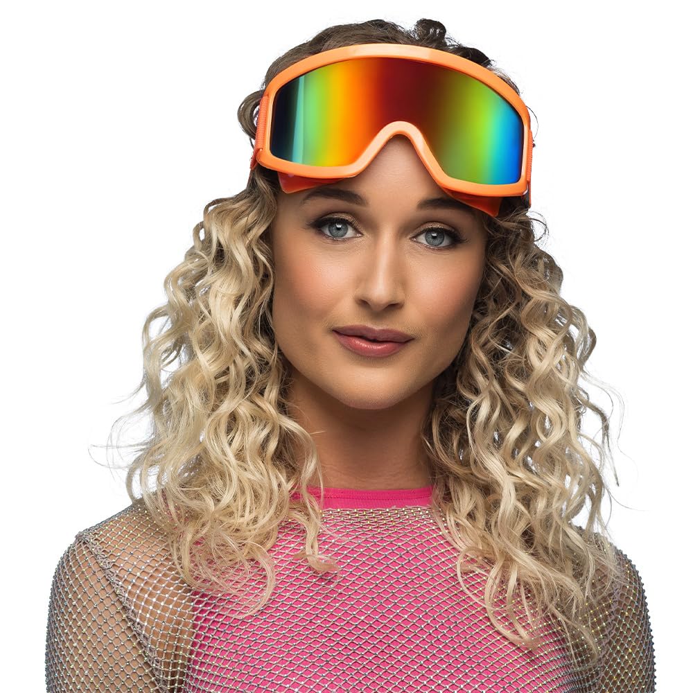 Boland - Ski goggles for costume and party, stylish glasses for festival, carnival or apres ski theme party