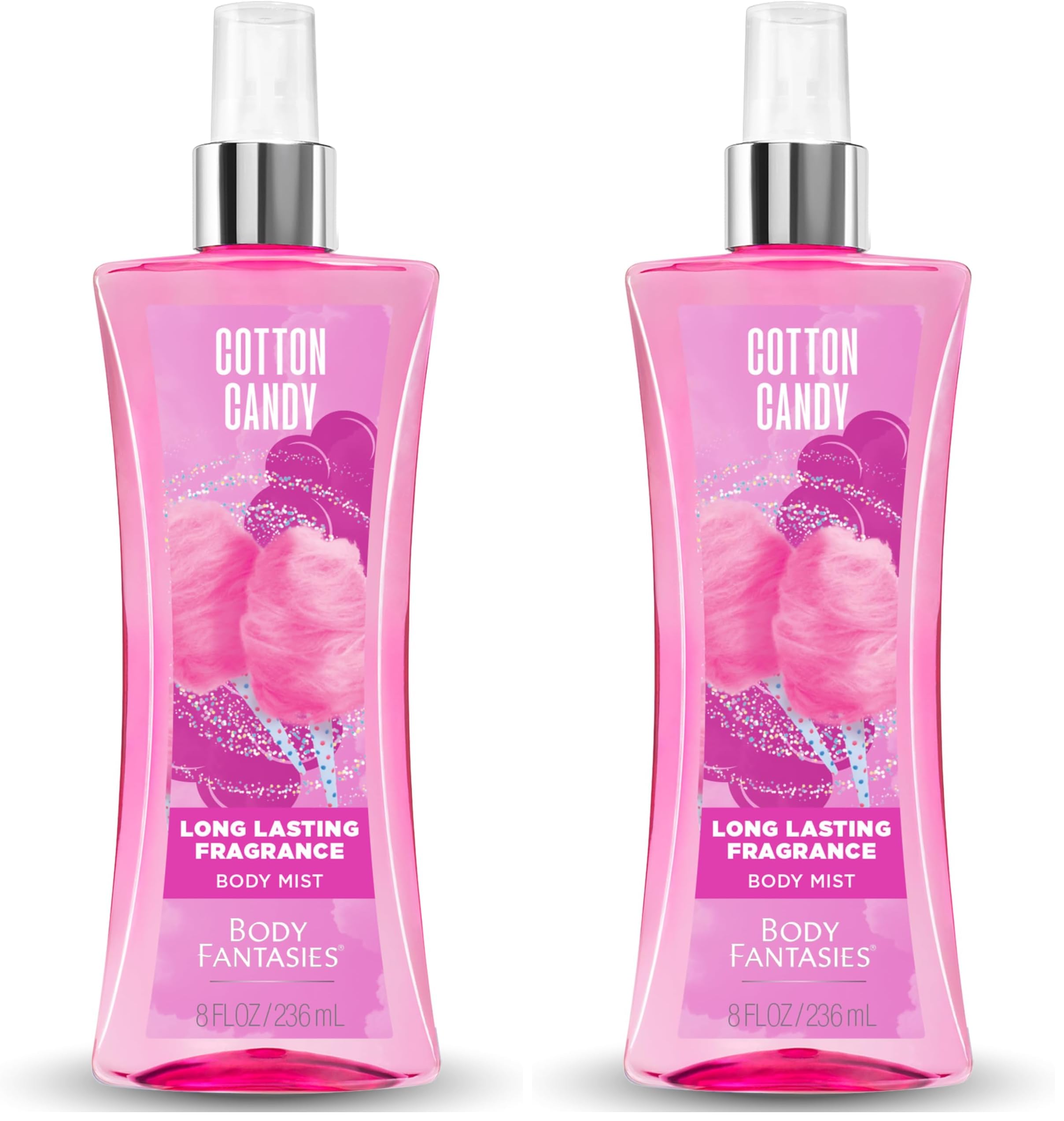 Signature Fragrance Body Spray, Cotton Candy, 8 Fluid Ounce (Pack of 2)