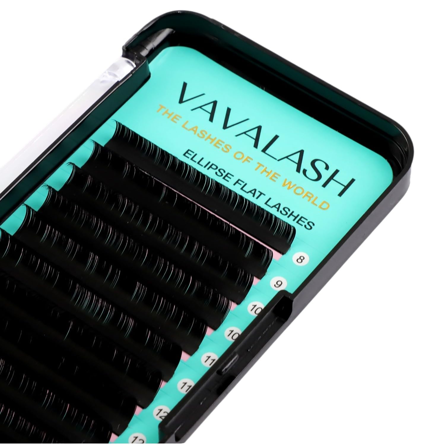 VAVALASH C - 0.15Mm, Mixed 8-15: Ellipse Eyelash Extensions 0.15Mm C Curl 8-15Mm Mixedflat Eyelash Extension Supplies Light Lashes Matte Individual Eyelashes Salon Use Black Mink False La-image-4