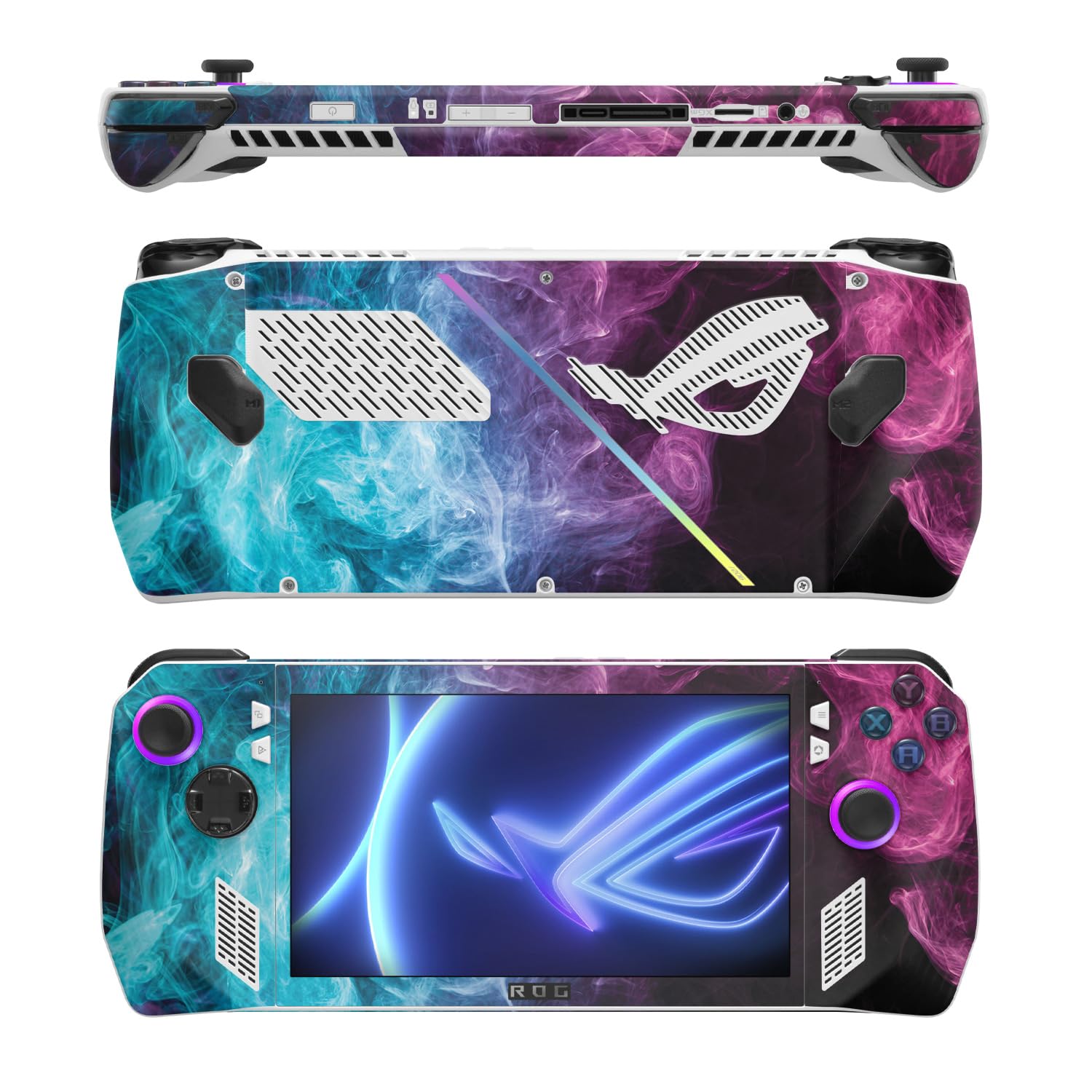 MightySkins Skin Compatible with Asus ROG Ally - Mystic Smoke | Protective, Durable, and Unique Vinyl Decal wrap Cover | Easy to Apply, Remove, and Change Styles